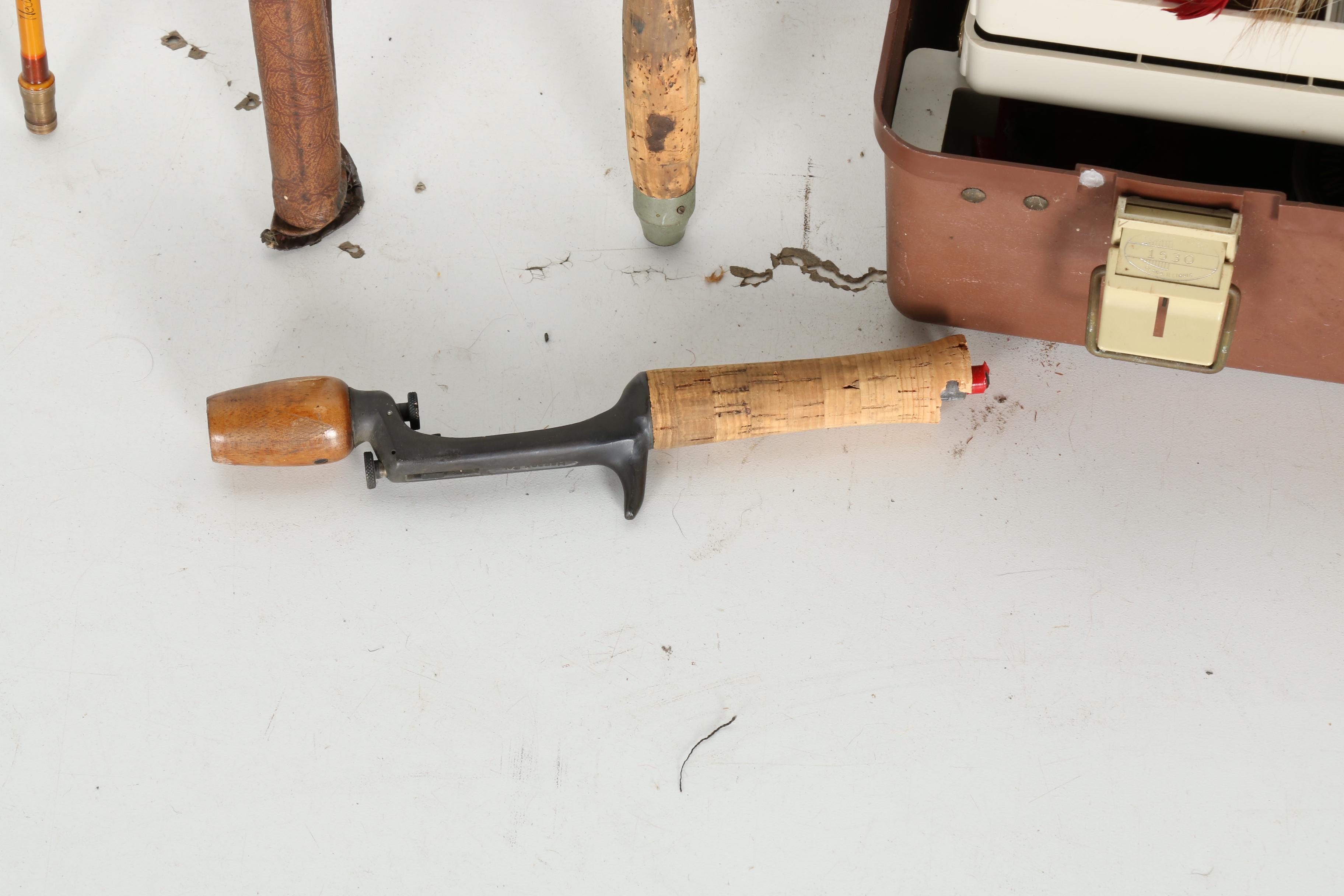 Assorted Fishing Lures and Rods