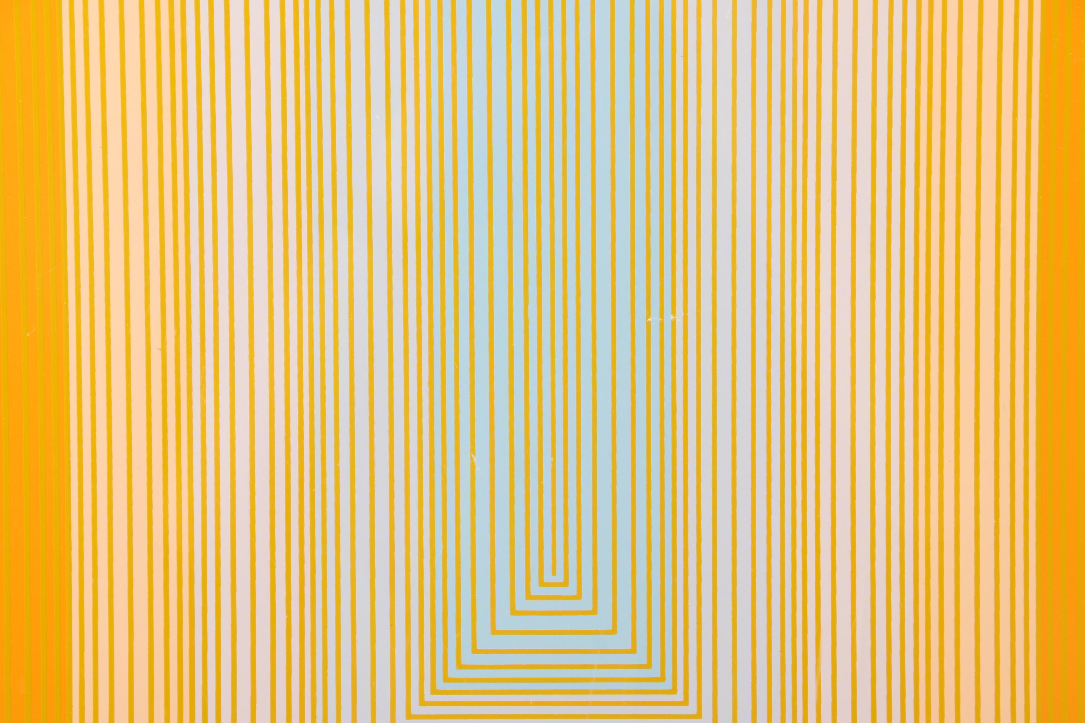 1972 Richard Anuszkiewicz Limited Edition Serigraph on Paper