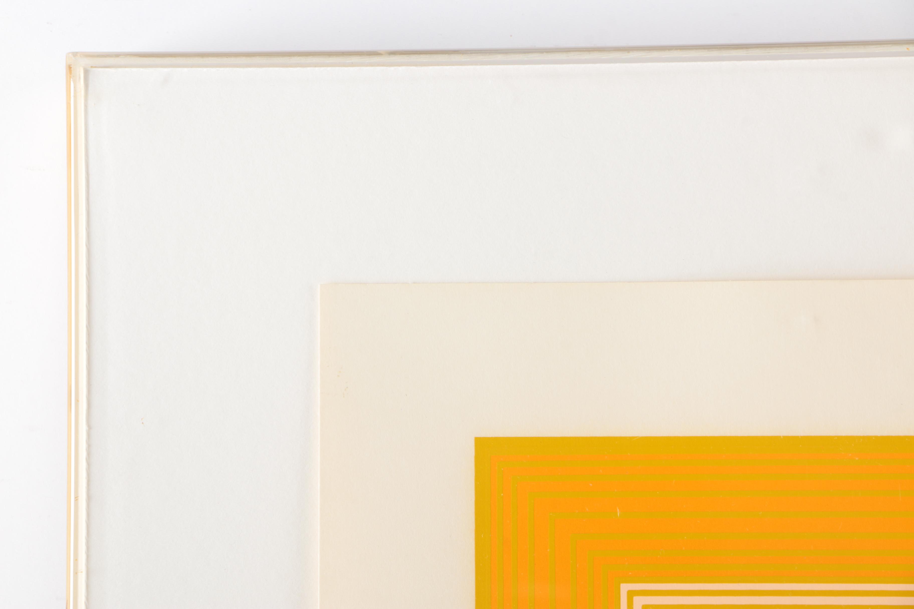 1972 Richard Anuszkiewicz Limited Edition Serigraph on Paper