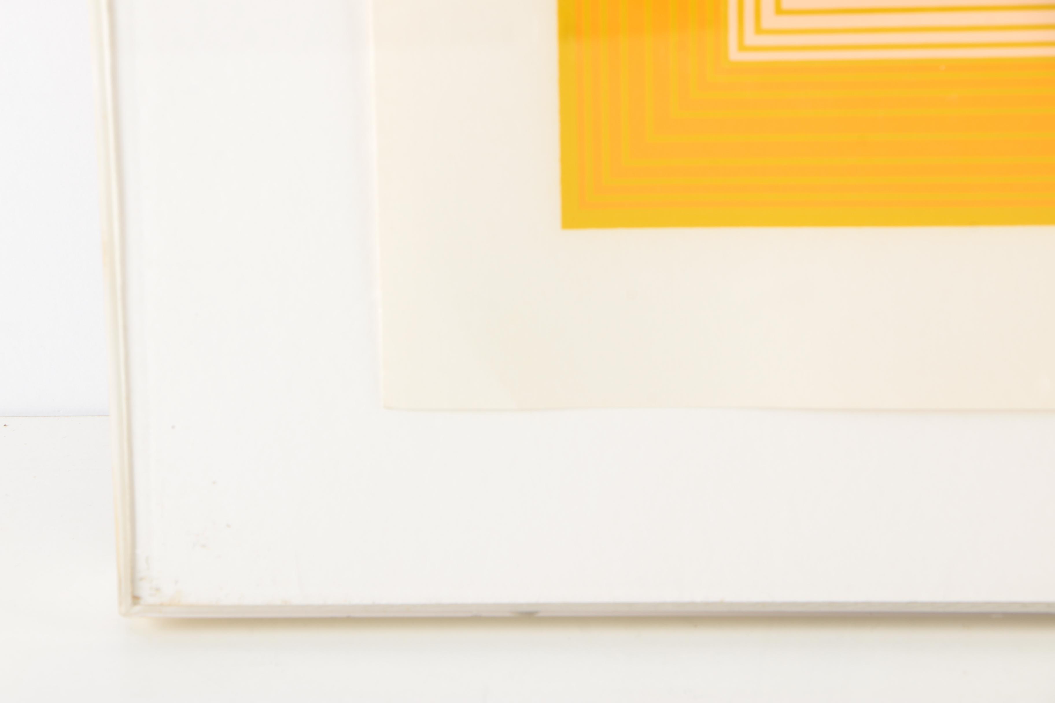 1972 Richard Anuszkiewicz Limited Edition Serigraph on Paper