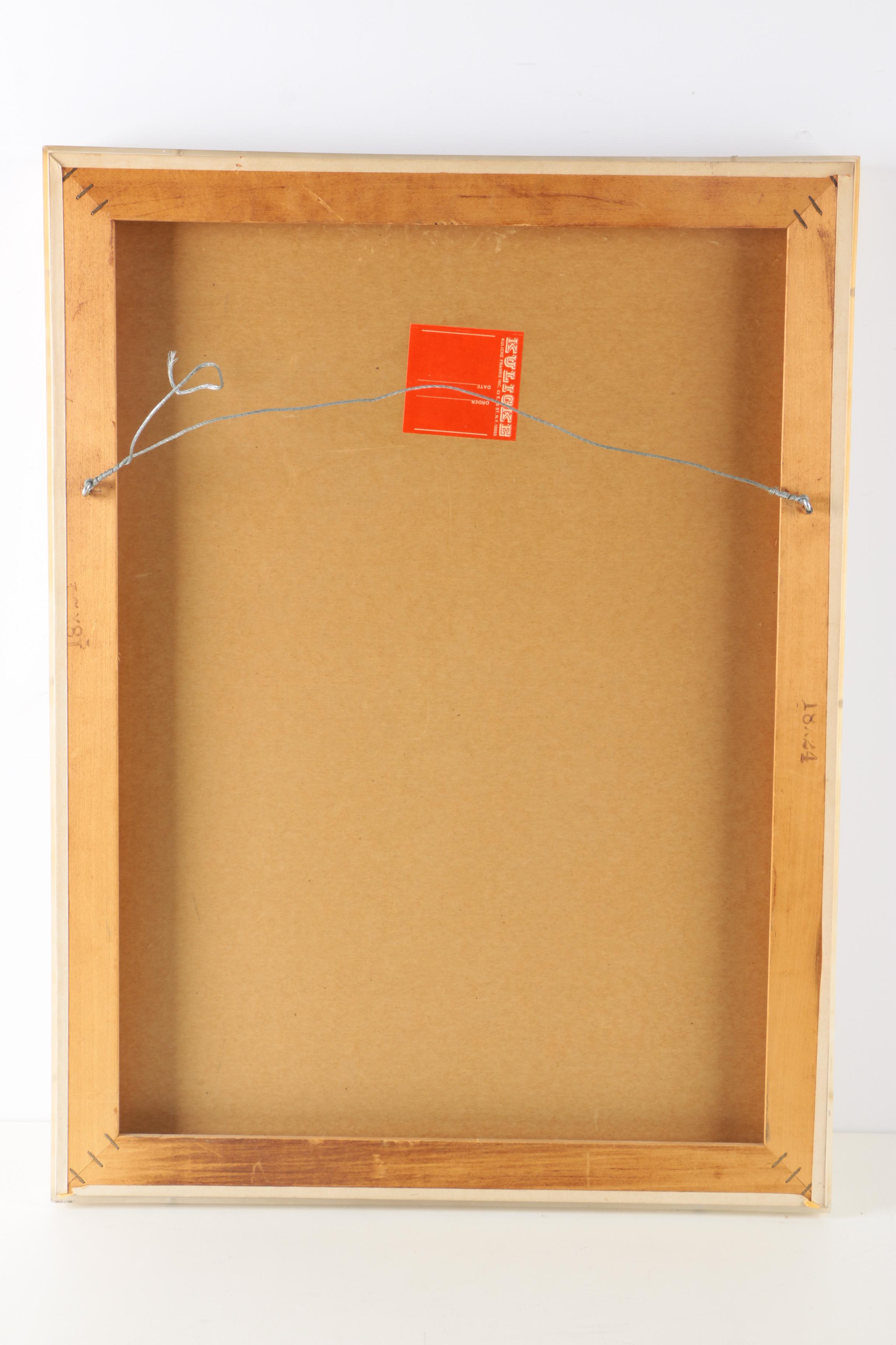 1972 Richard Anuszkiewicz Limited Edition Serigraph on Paper