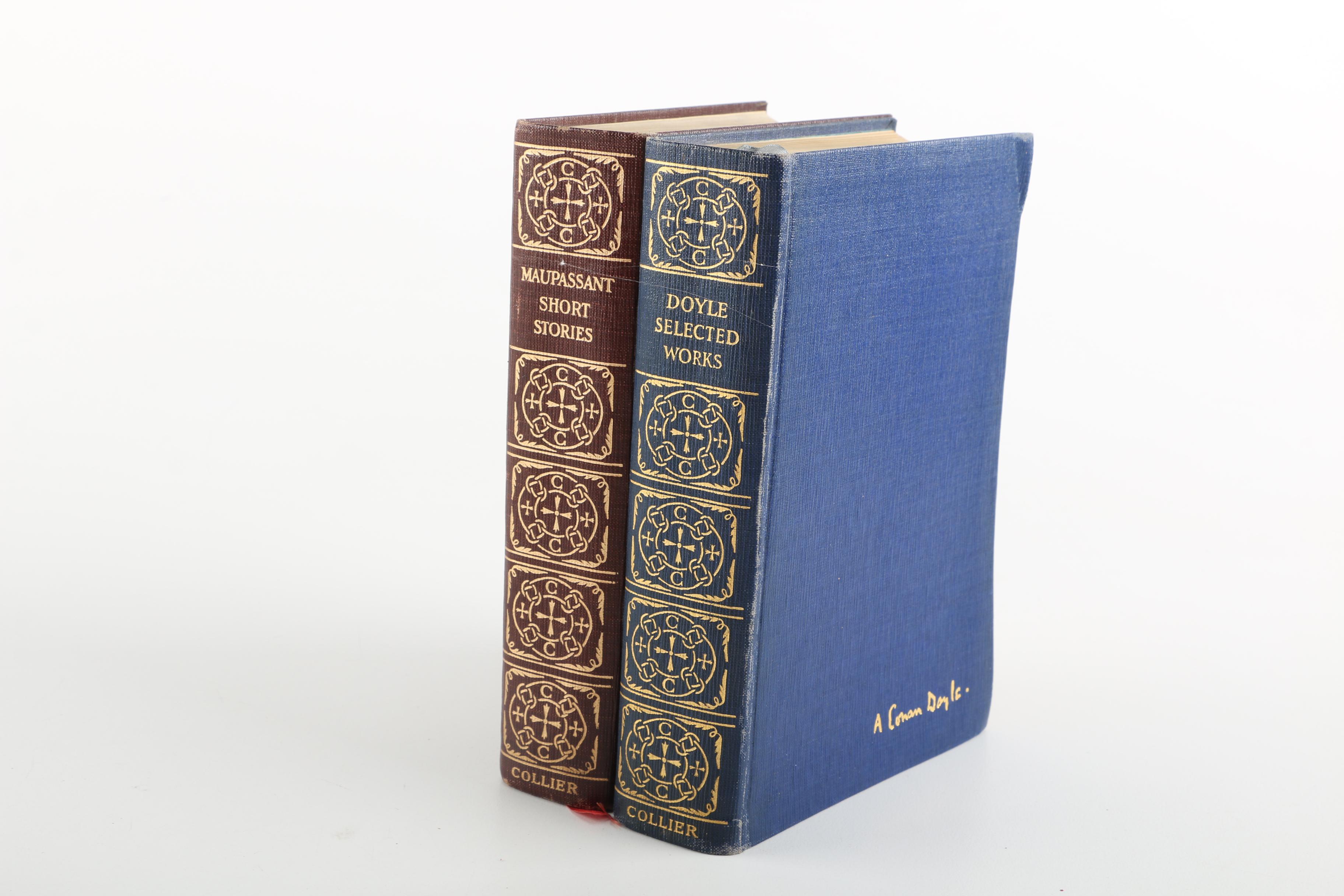 Antique A. Conan Doyle and Guy de Maupassant Works