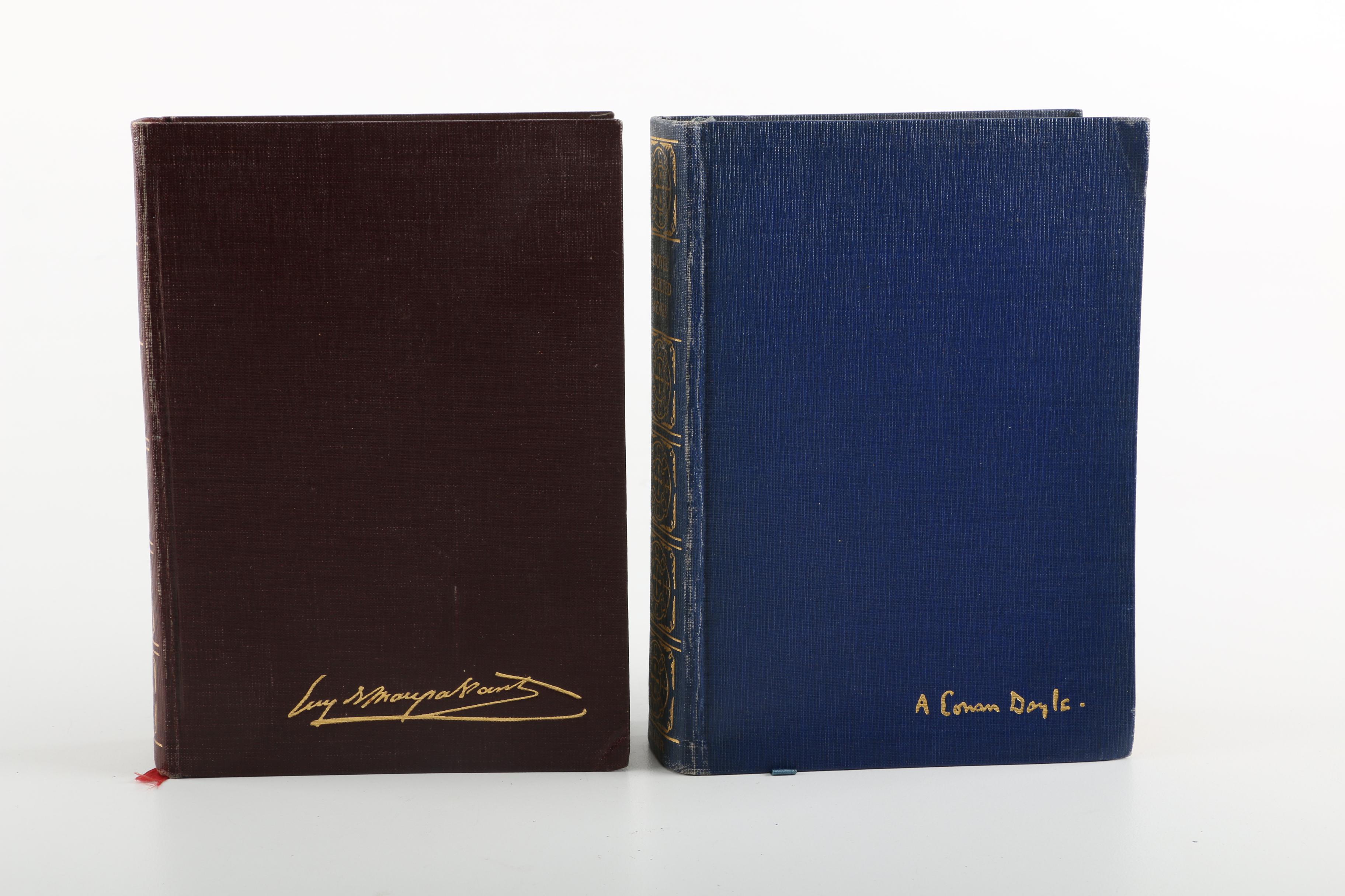 Antique A. Conan Doyle and Guy de Maupassant Works