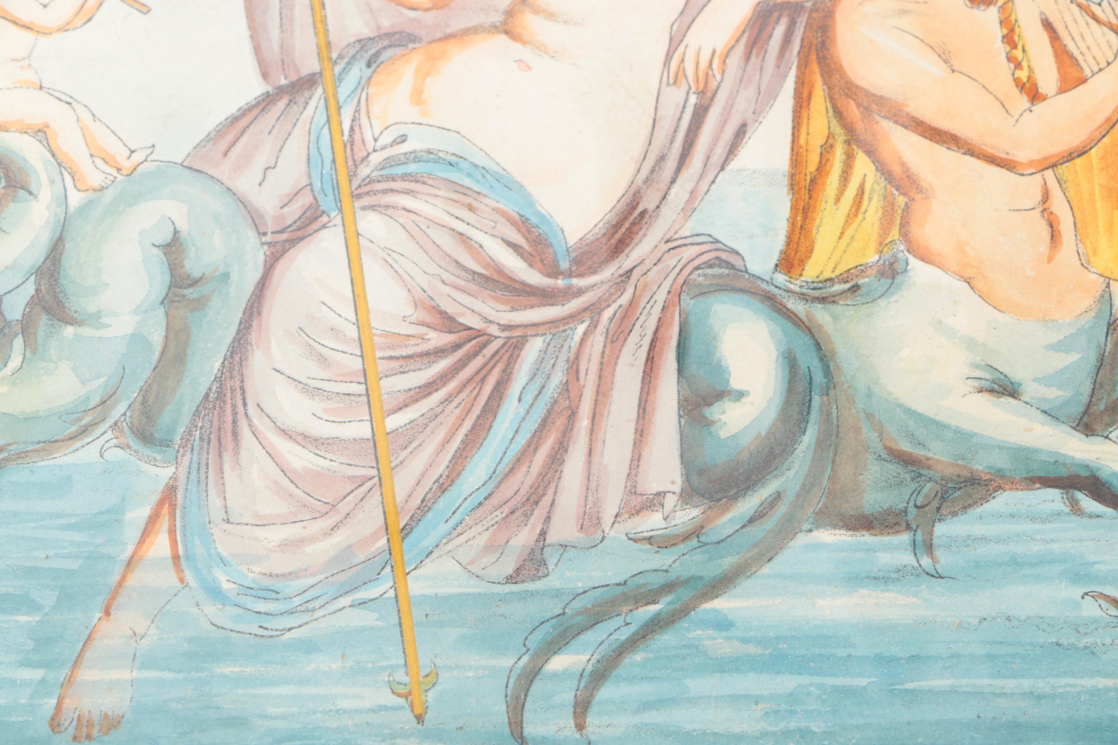 Miniatures and Watercolors Including a Depiction of the Martyrdom of Saint Denis