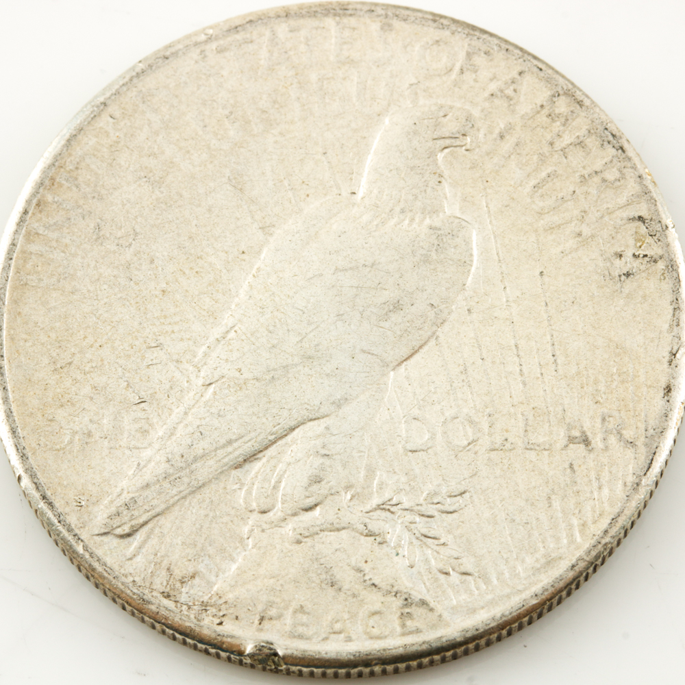 Ten Peace Silver Dollars