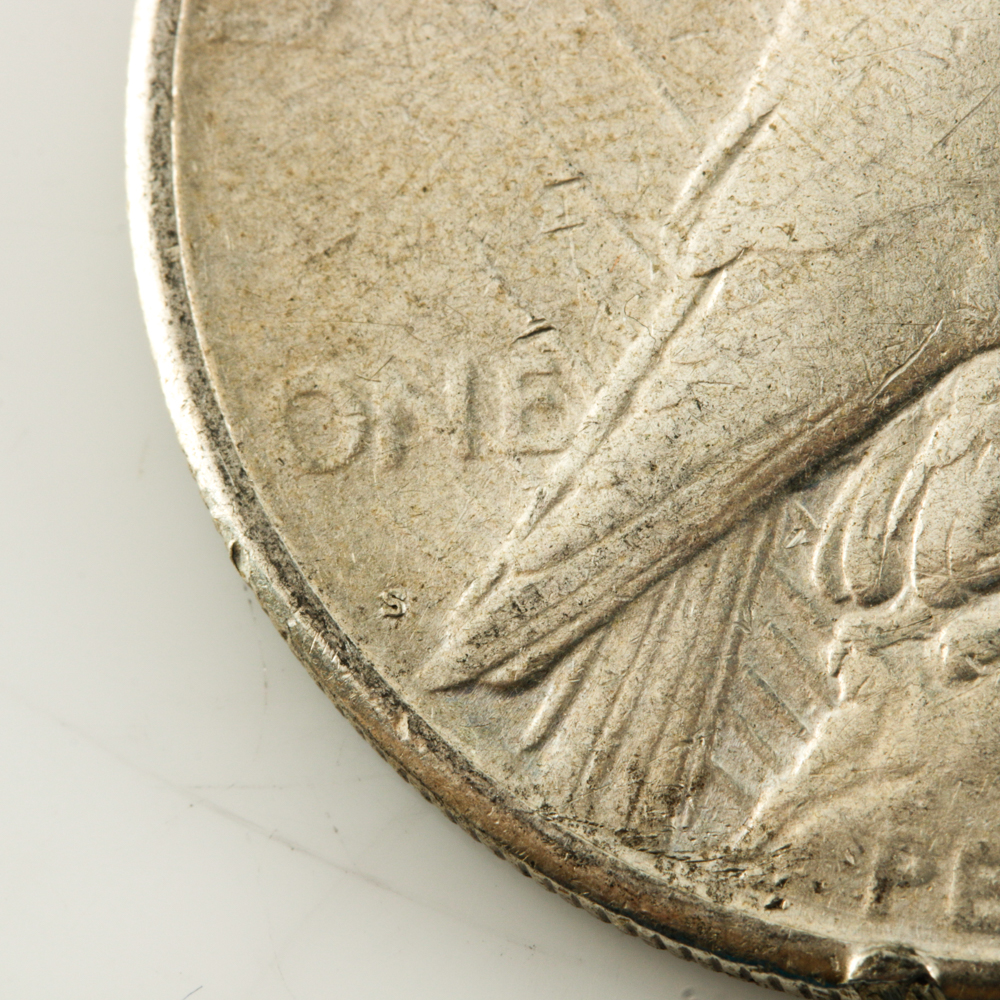 Ten Peace Silver Dollars