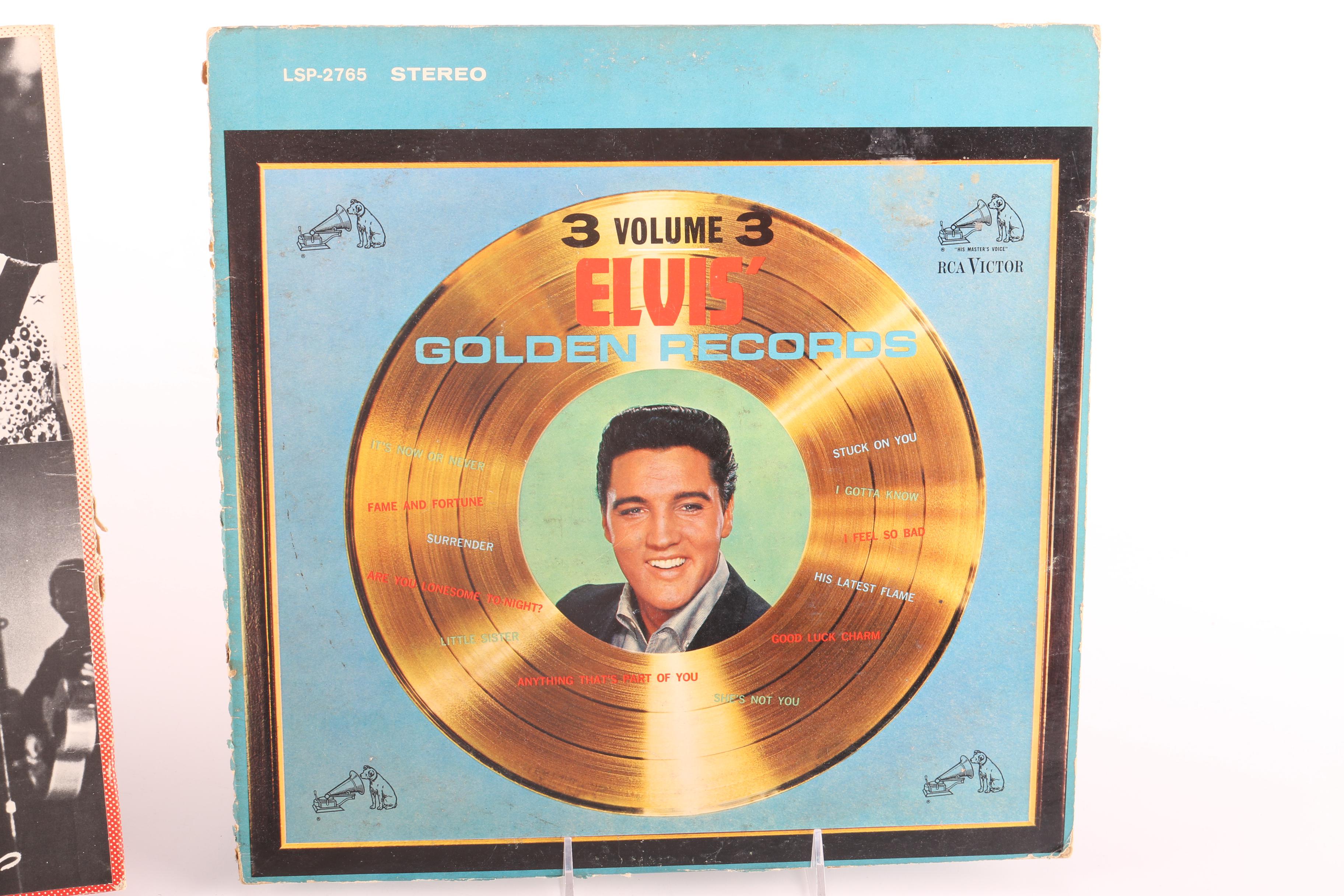 Vintage Assortment of Elvis Records