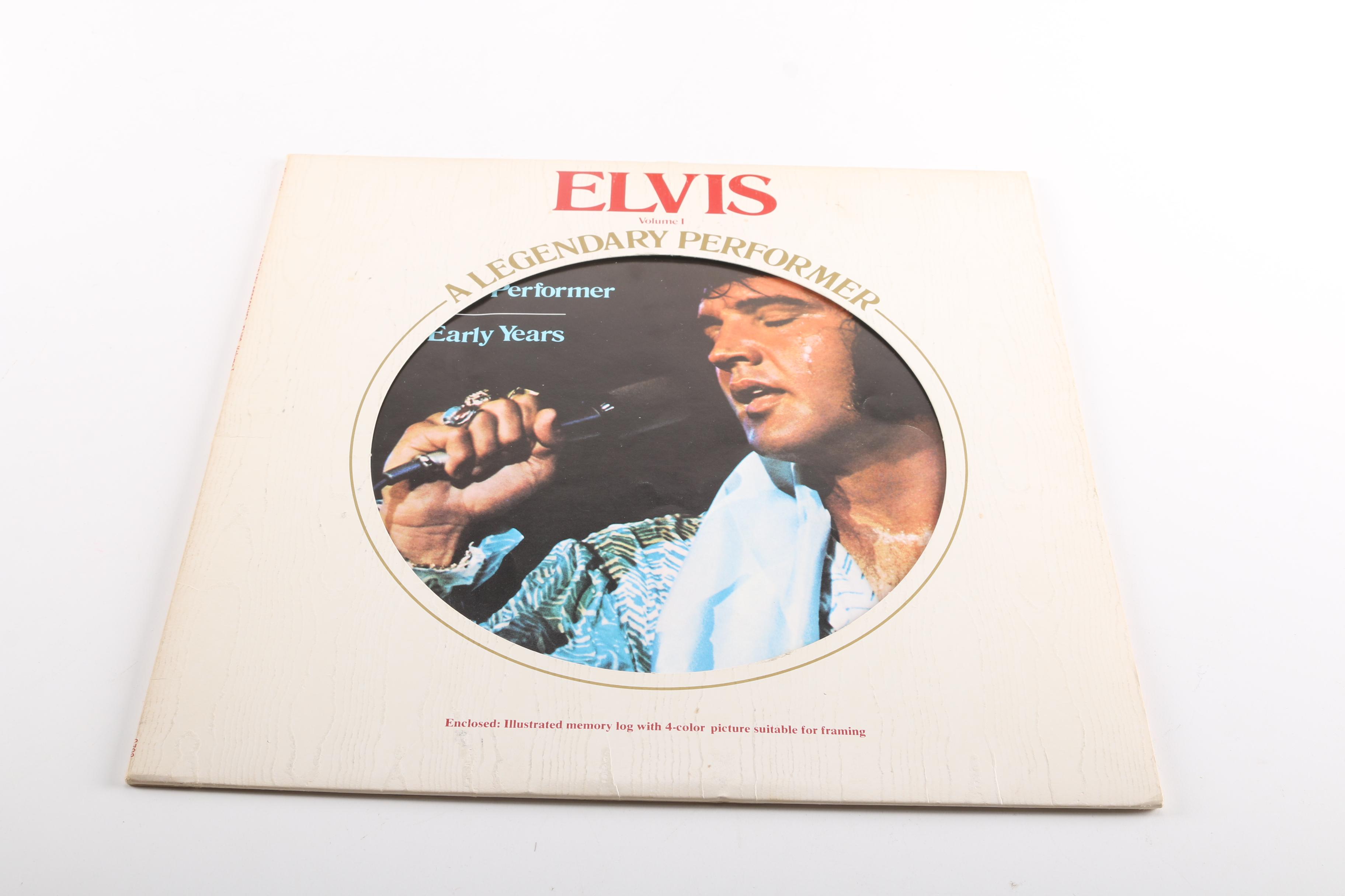 Vintage Assortment of Elvis Records