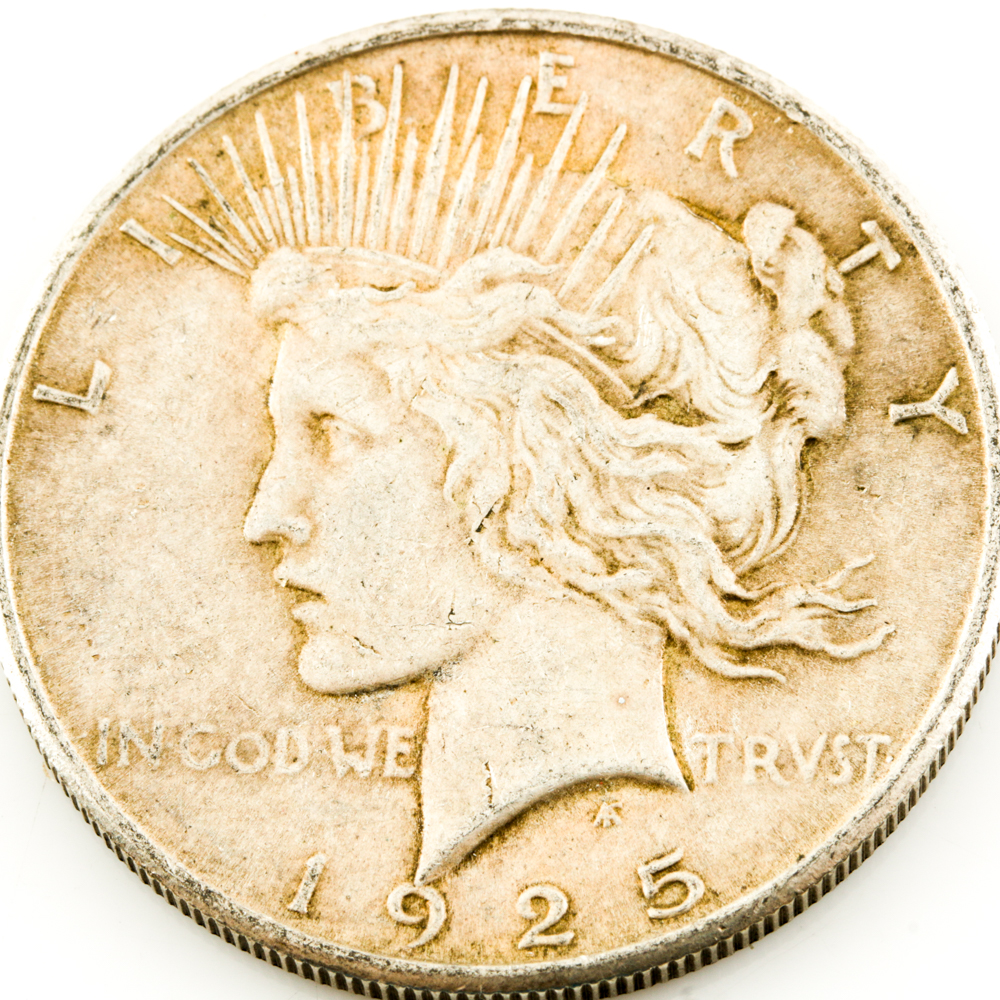 Ten Peace Silver Dollars
