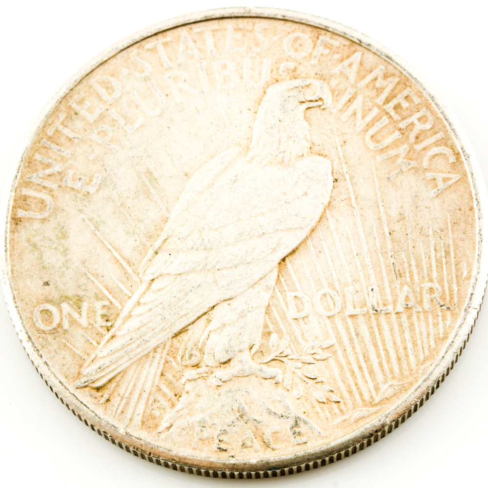 Ten Peace Silver Dollars