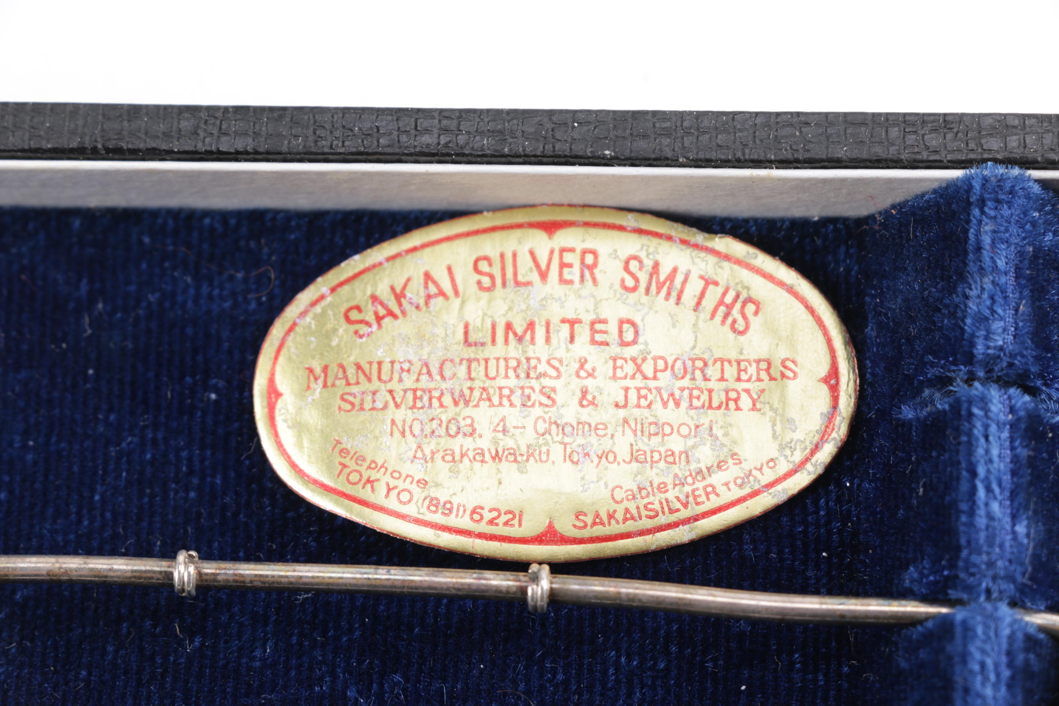 Sakai Silver Smiths Japanese Sterling Silver Cocktail Spoons