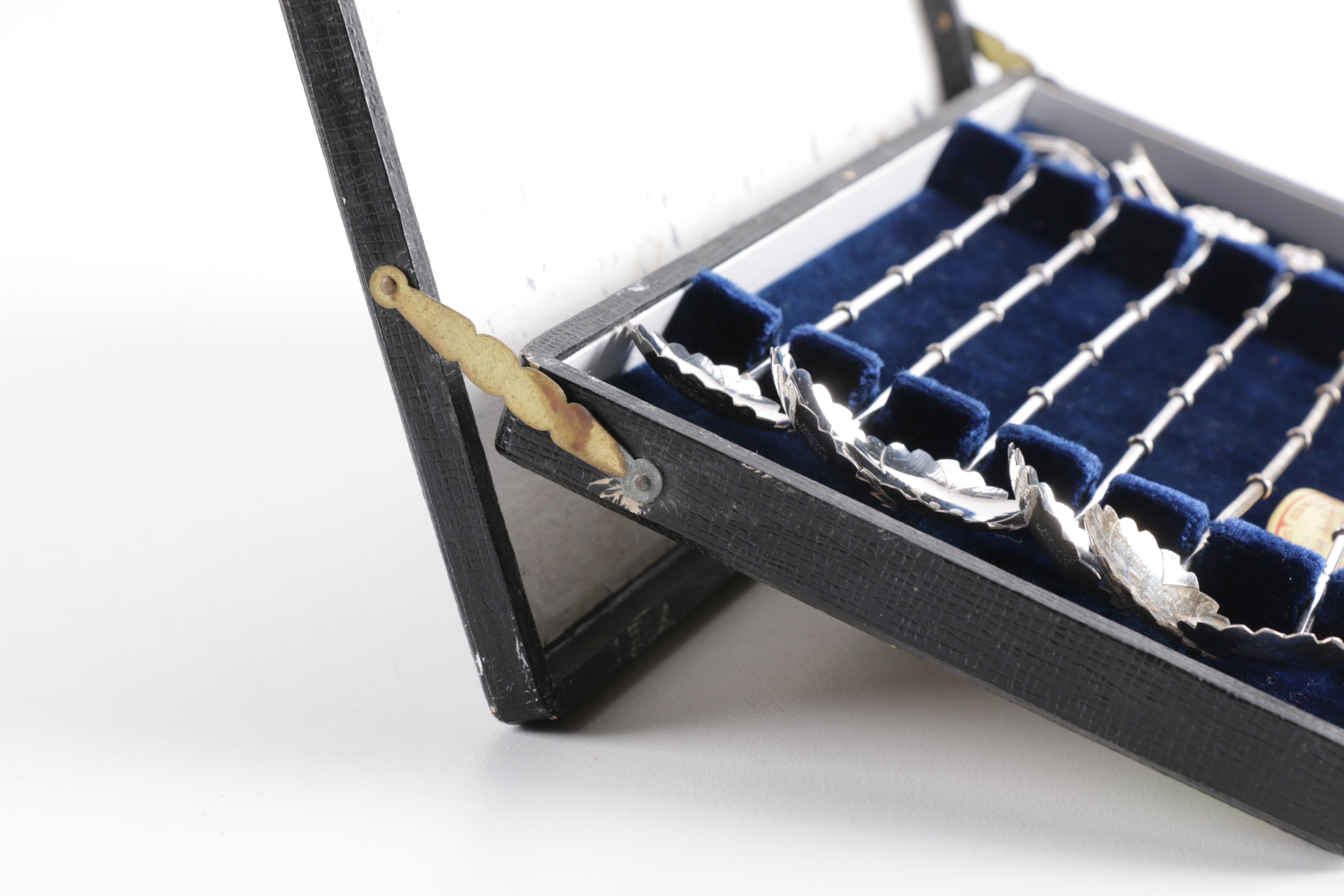 Sakai Silver Smiths Japanese Sterling Silver Cocktail Spoons