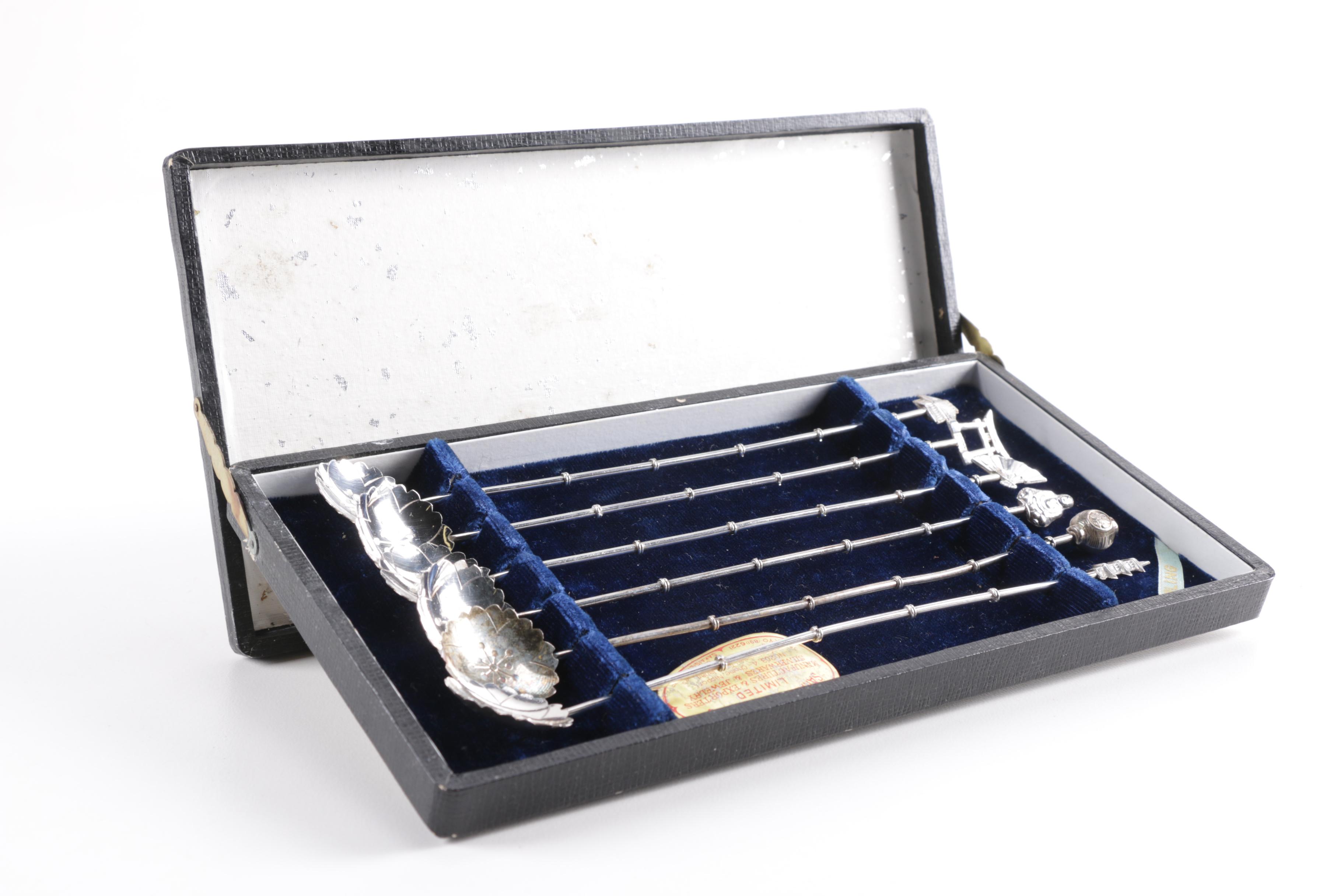 Sakai Silver Smiths Japanese Sterling Silver Cocktail Spoons