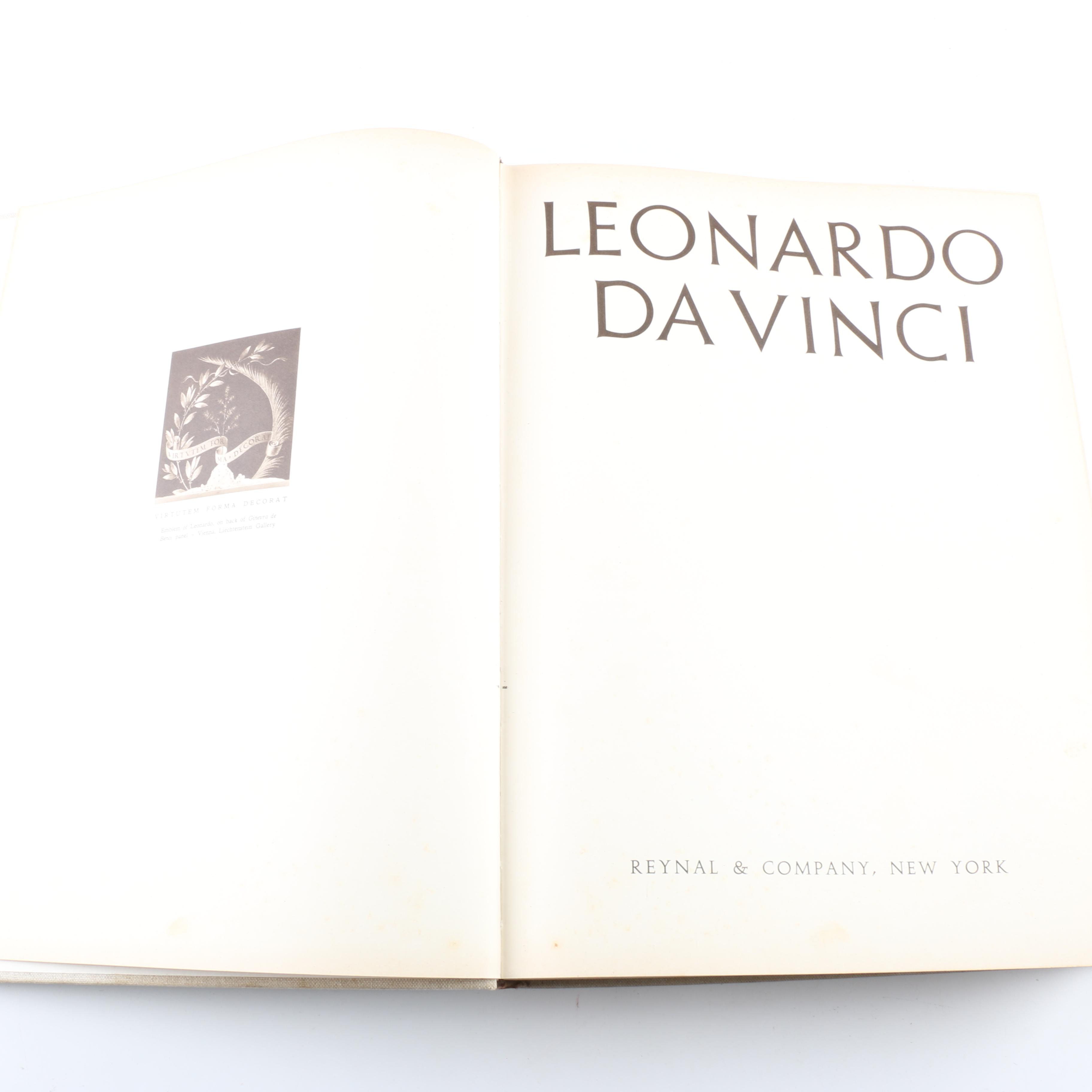 1956 "Leonardo Da Vinci" Italian Art Book