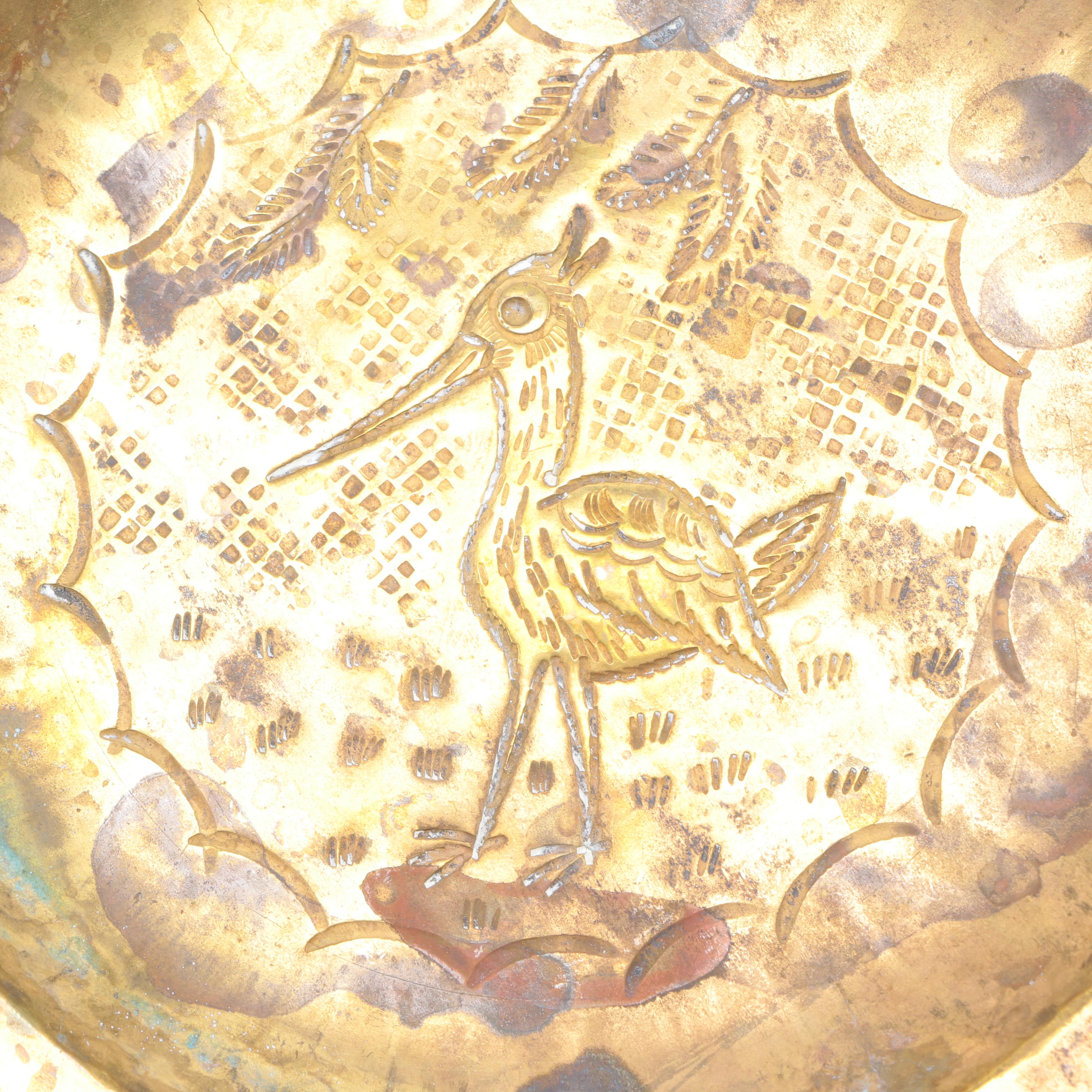 Hammered Brass Plates