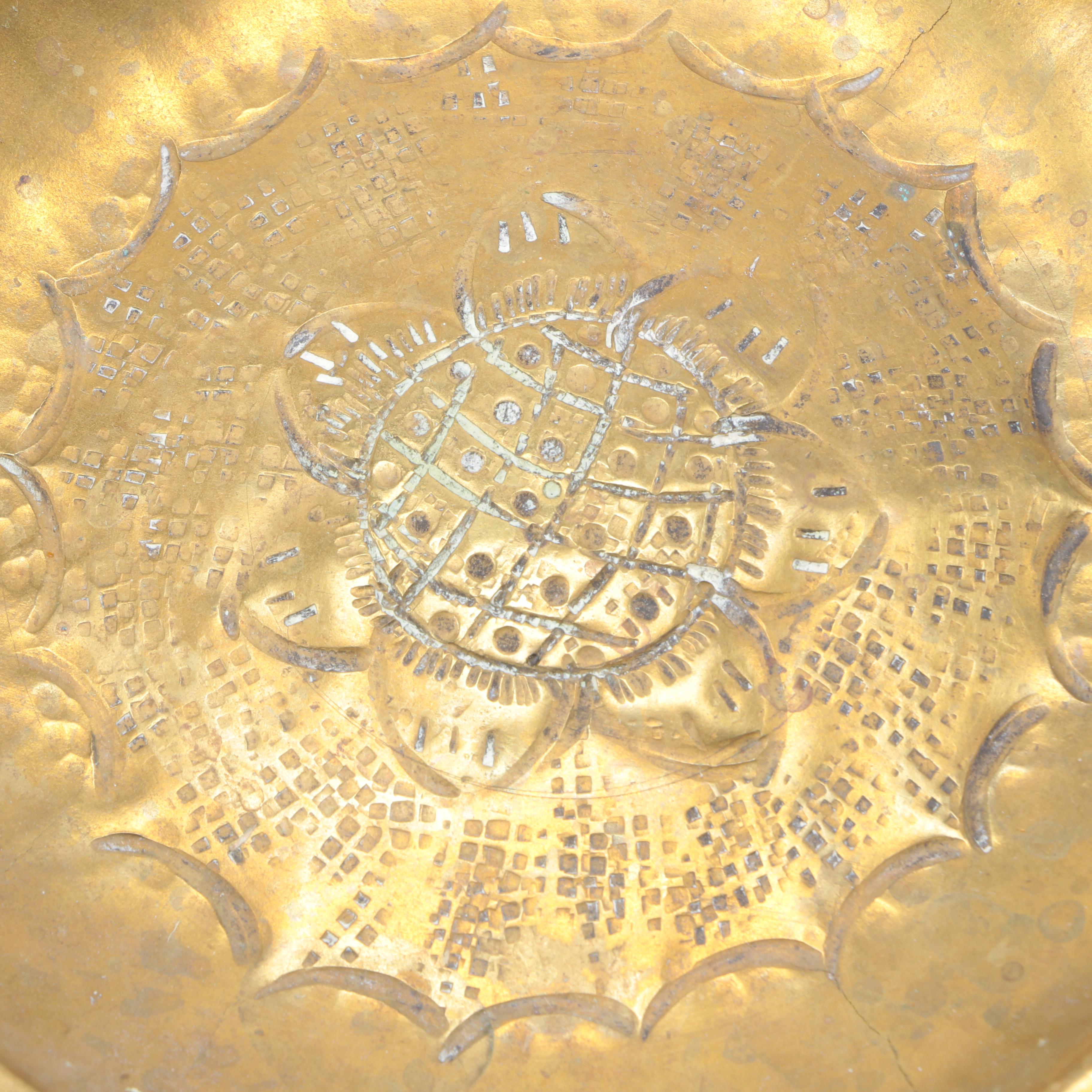 Hammered Brass Plates
