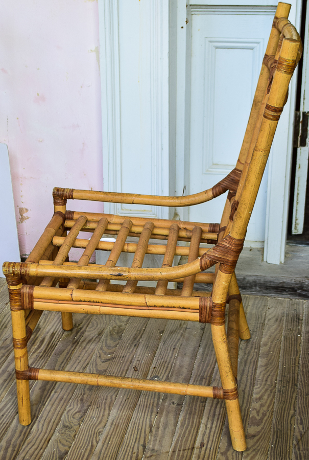 Set of Rattan Side Chairs