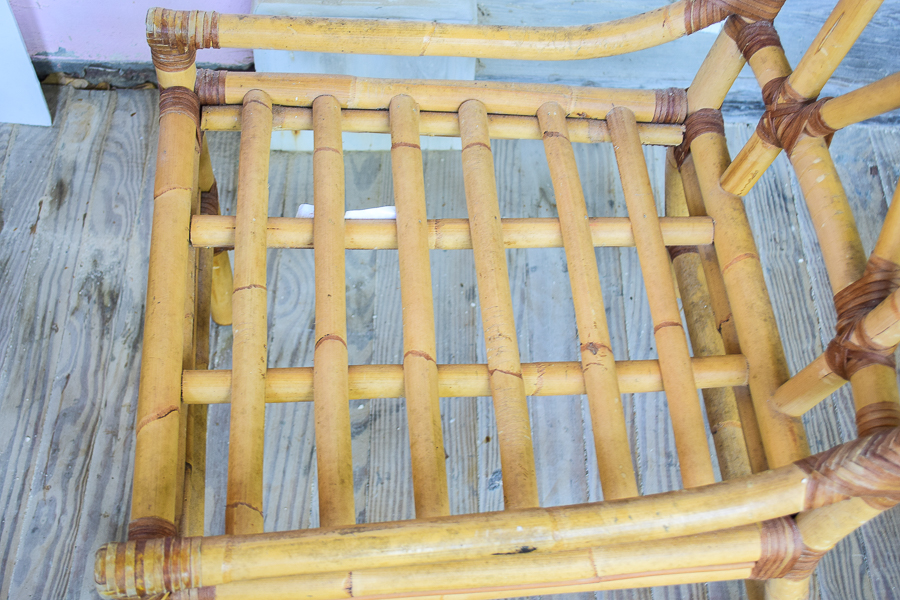 Set of Rattan Side Chairs