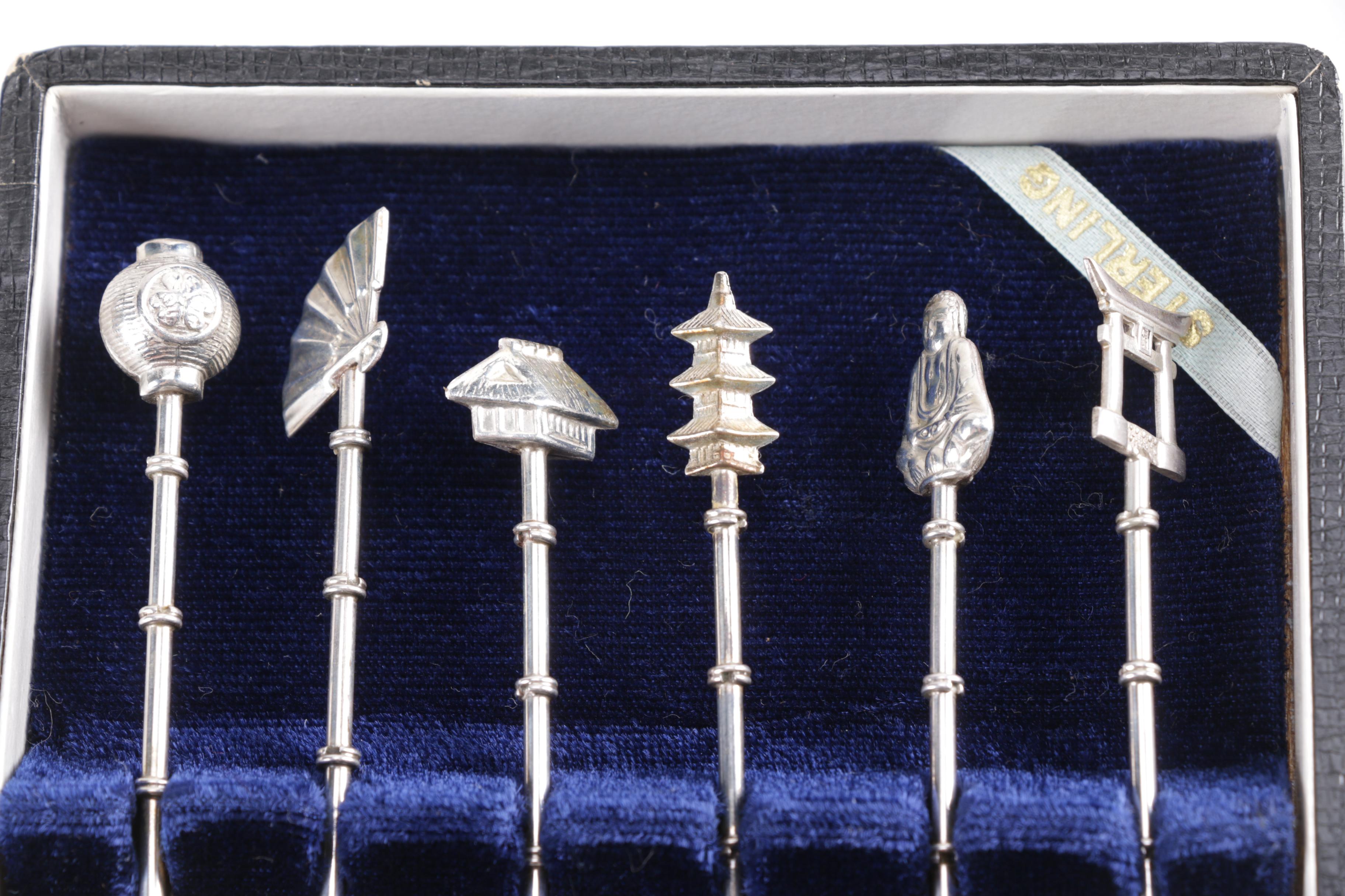 Sakai Silver Smiths Japanese Sterling Silver Cocktail Forks