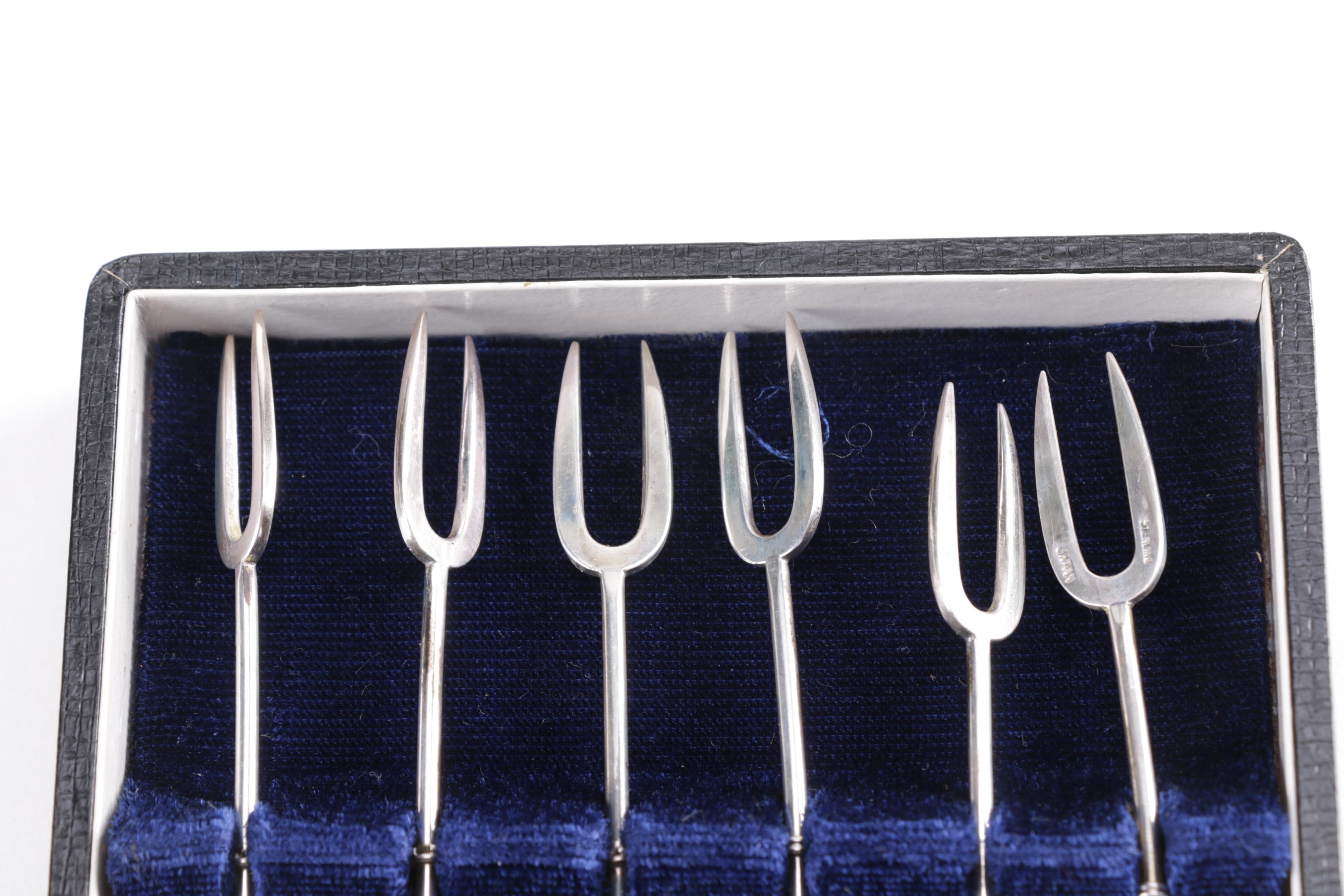 Sakai Silver Smiths Japanese Sterling Silver Cocktail Forks