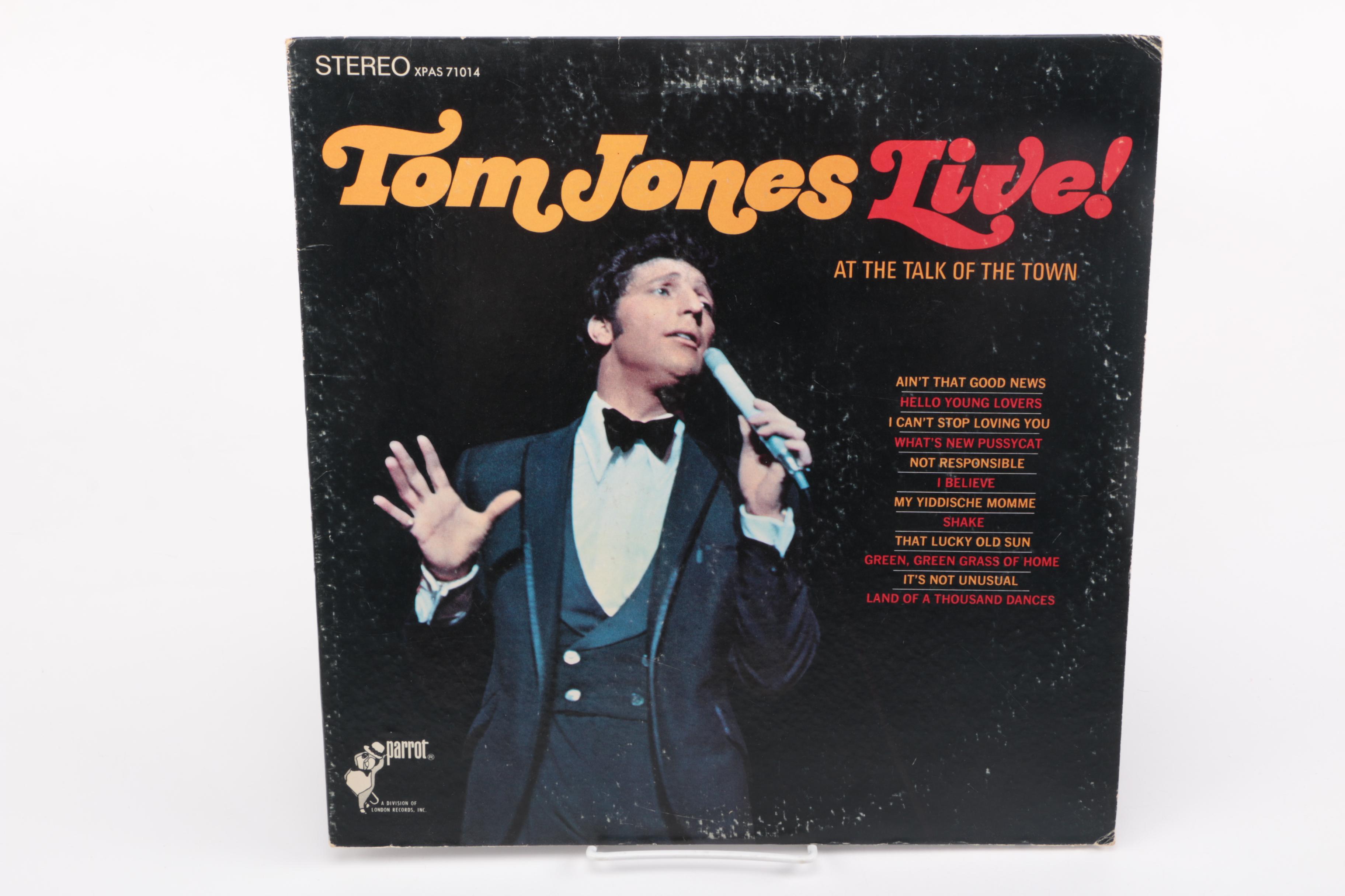 Vintage Lounge and Crooner Records Including Dean Martin, Tom Jones