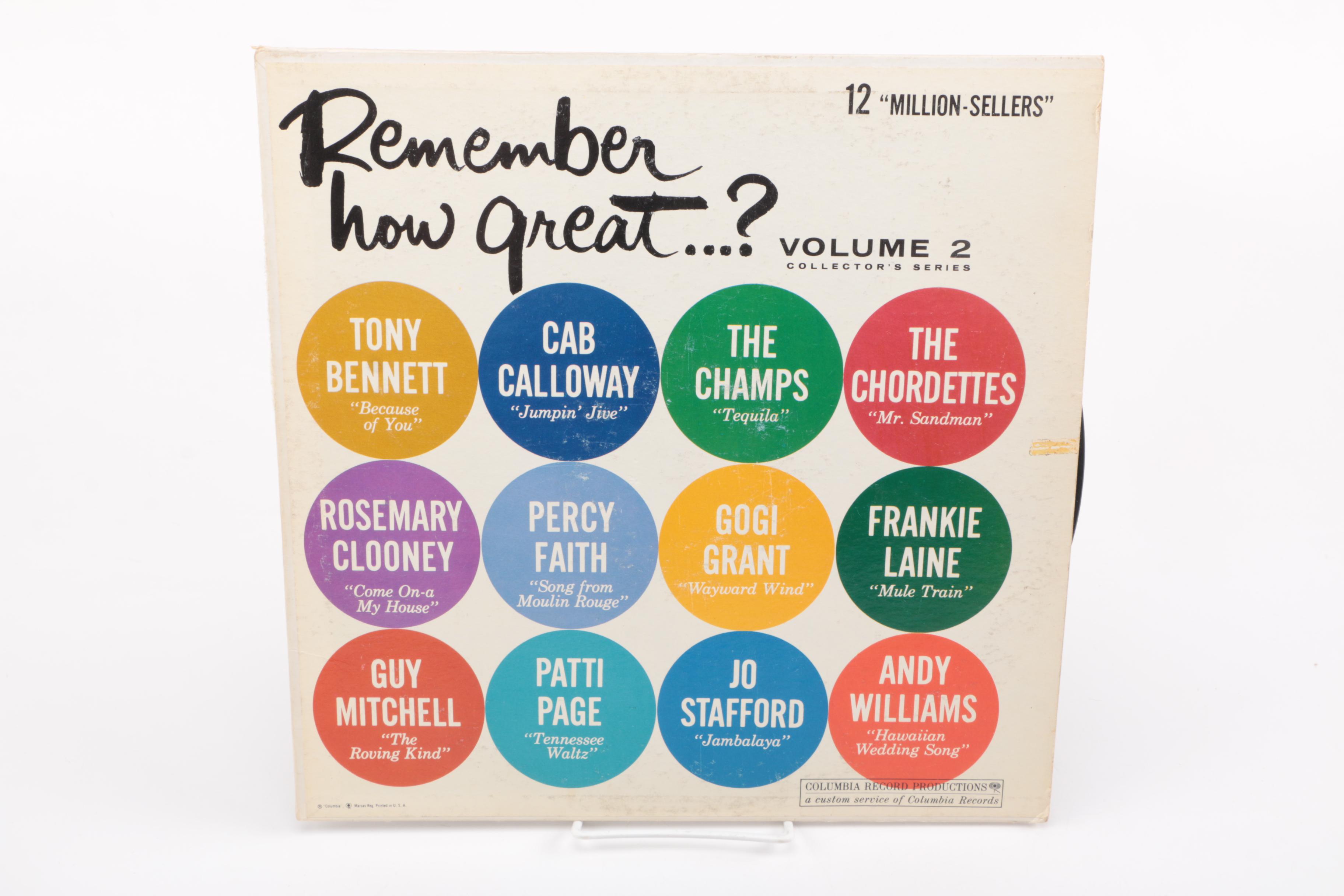 Vintage Lounge and Crooner Records Including Dean Martin, Tom Jones