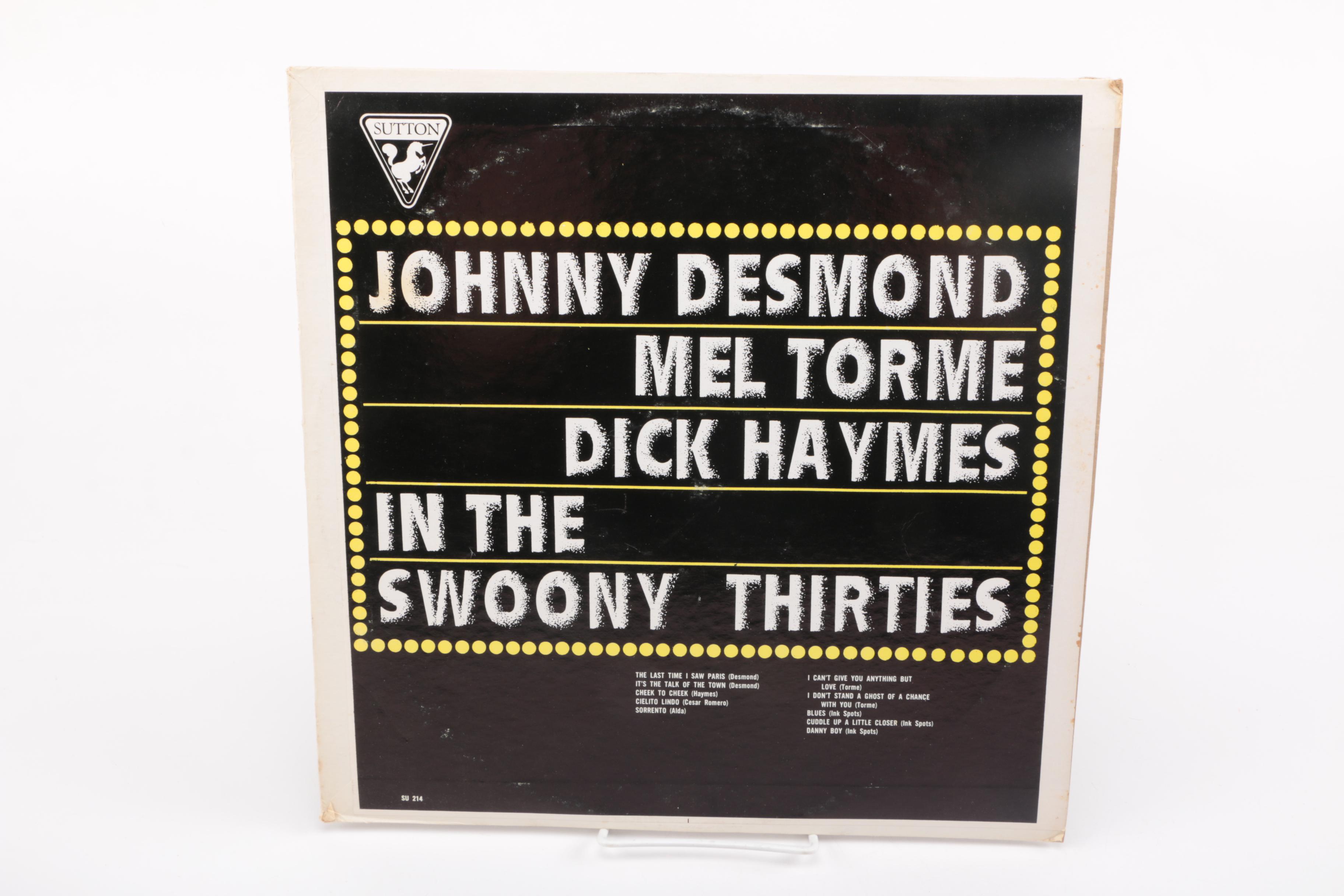 Vintage Lounge and Crooner Records Including Dean Martin, Tom Jones