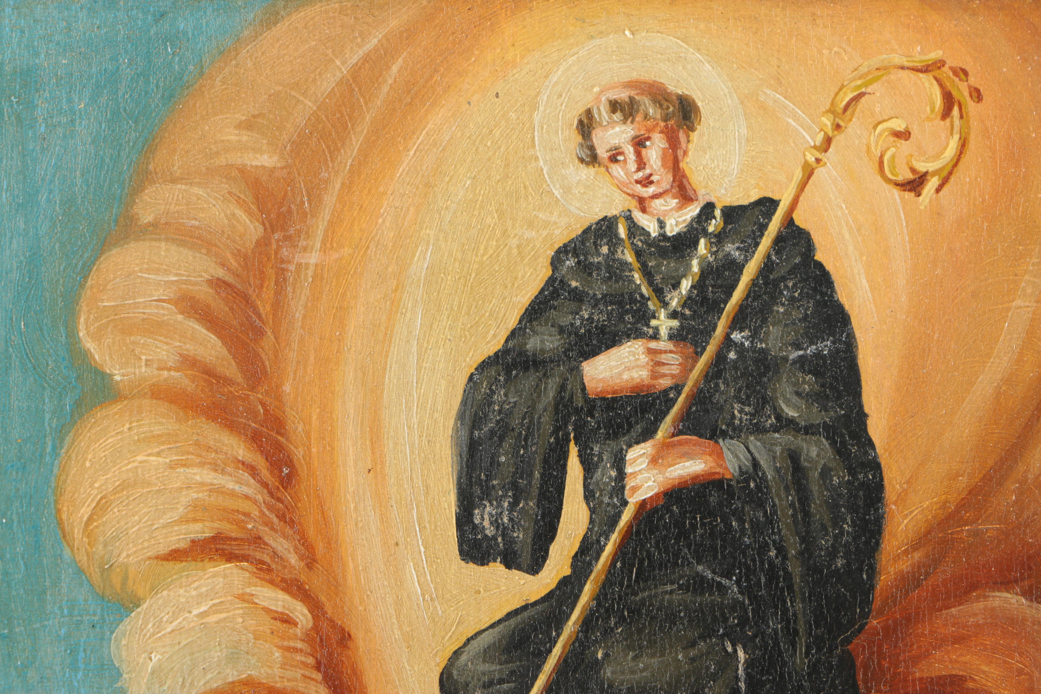 Oil Painting of St. Eloy, Patron of Farriers