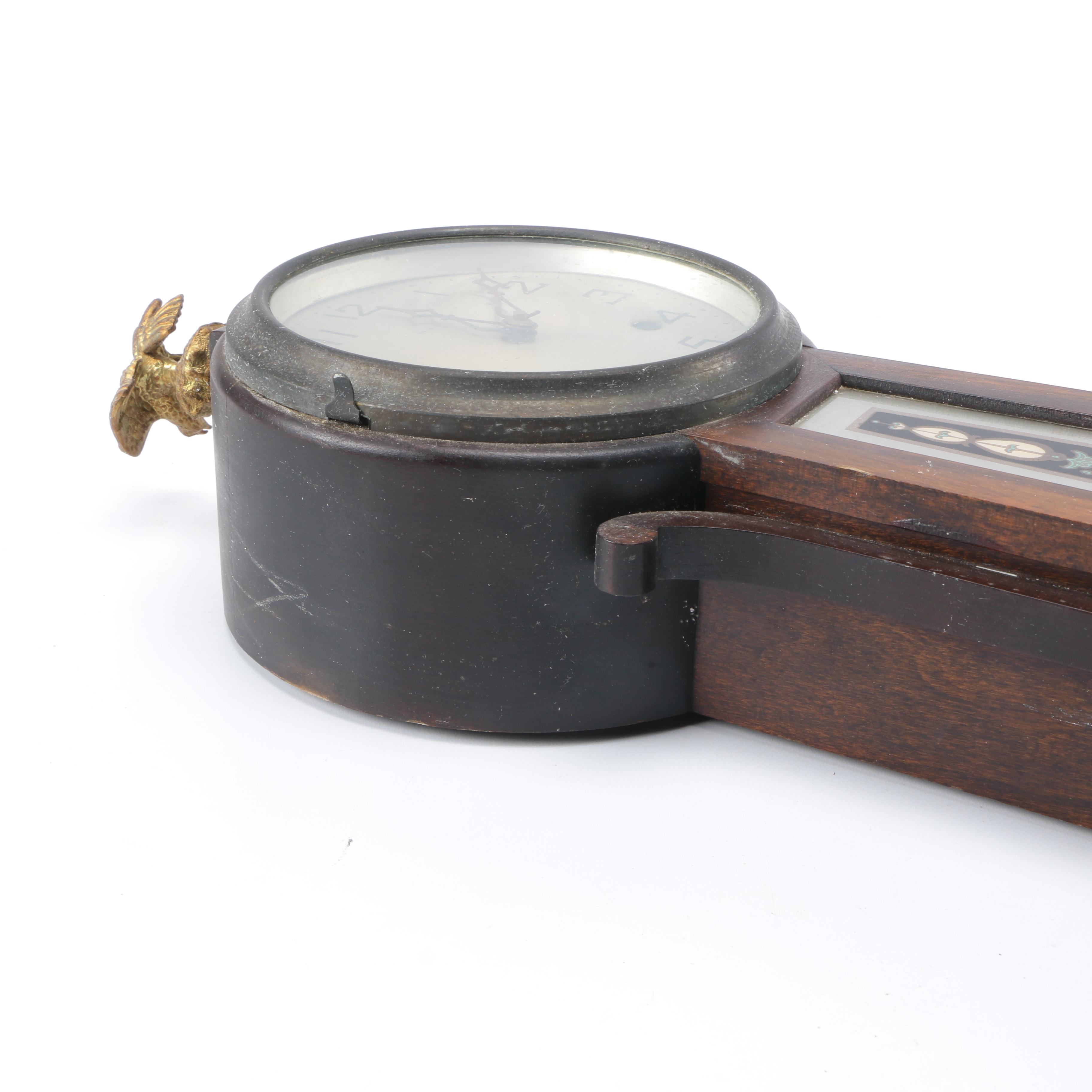 Vintage New Haven Banjo Wall Clock