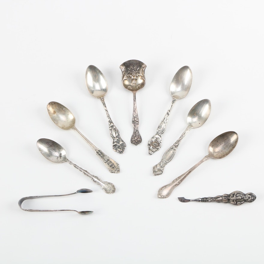 Selection of Sterling Silver Flatware Featuring Gorham