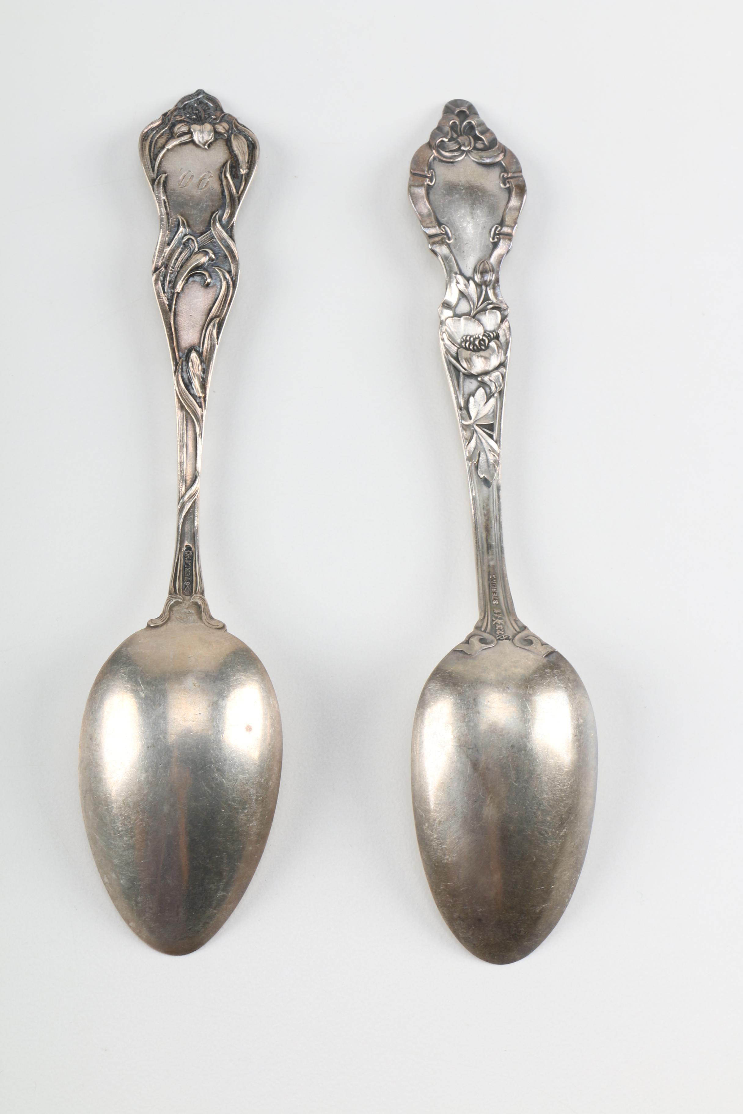 Selection of Sterling Silver Flatware Featuring Gorham