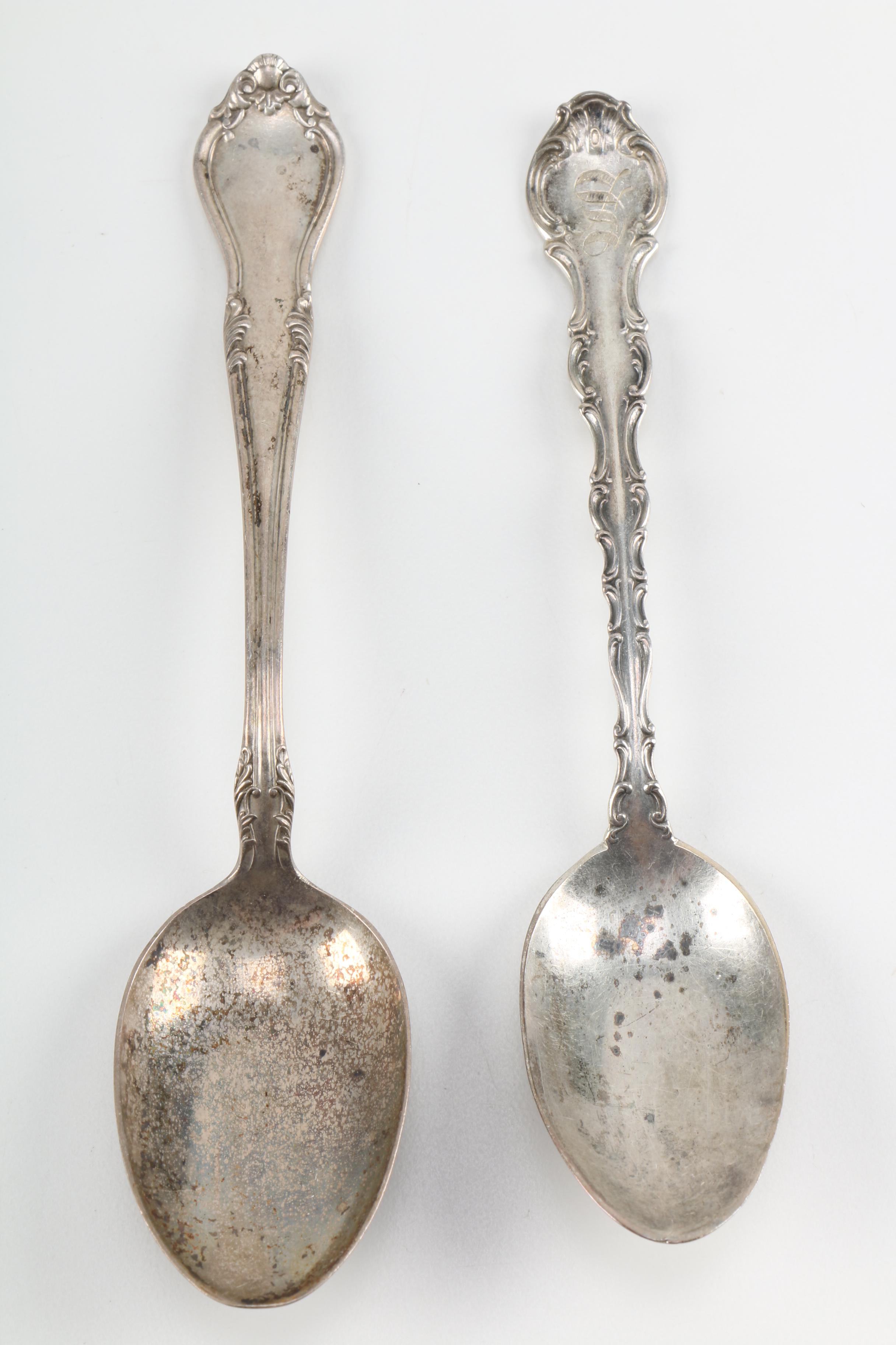 Selection of Sterling Silver Flatware Featuring Gorham