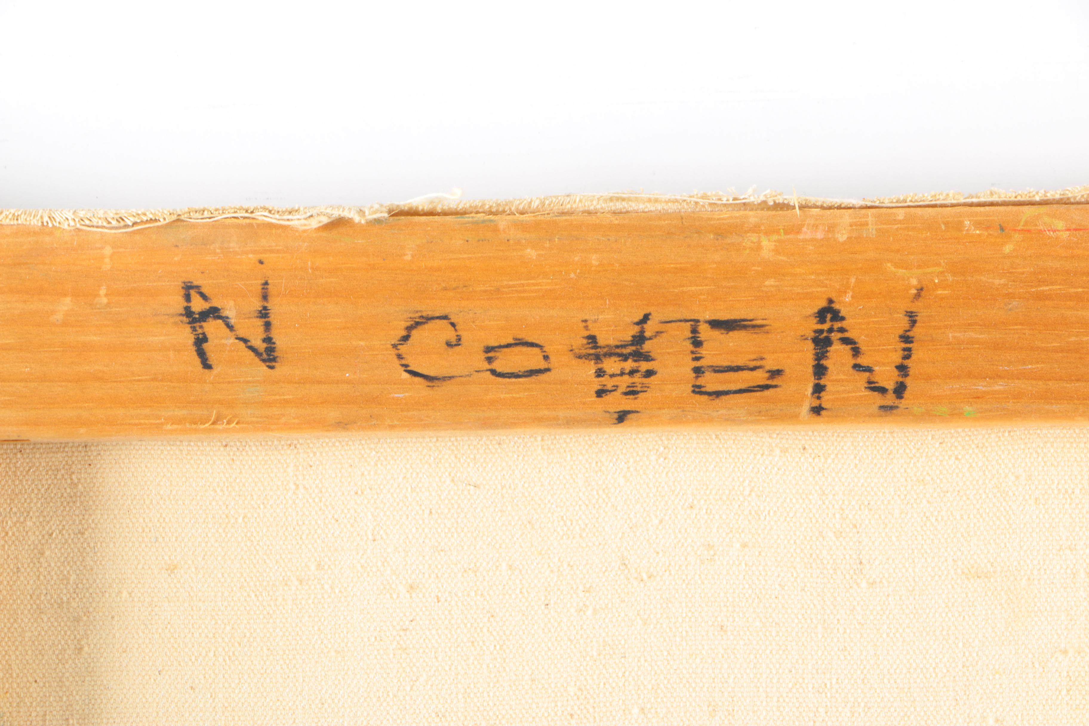 N. Cohen Still Life Oil Painting on Canvas