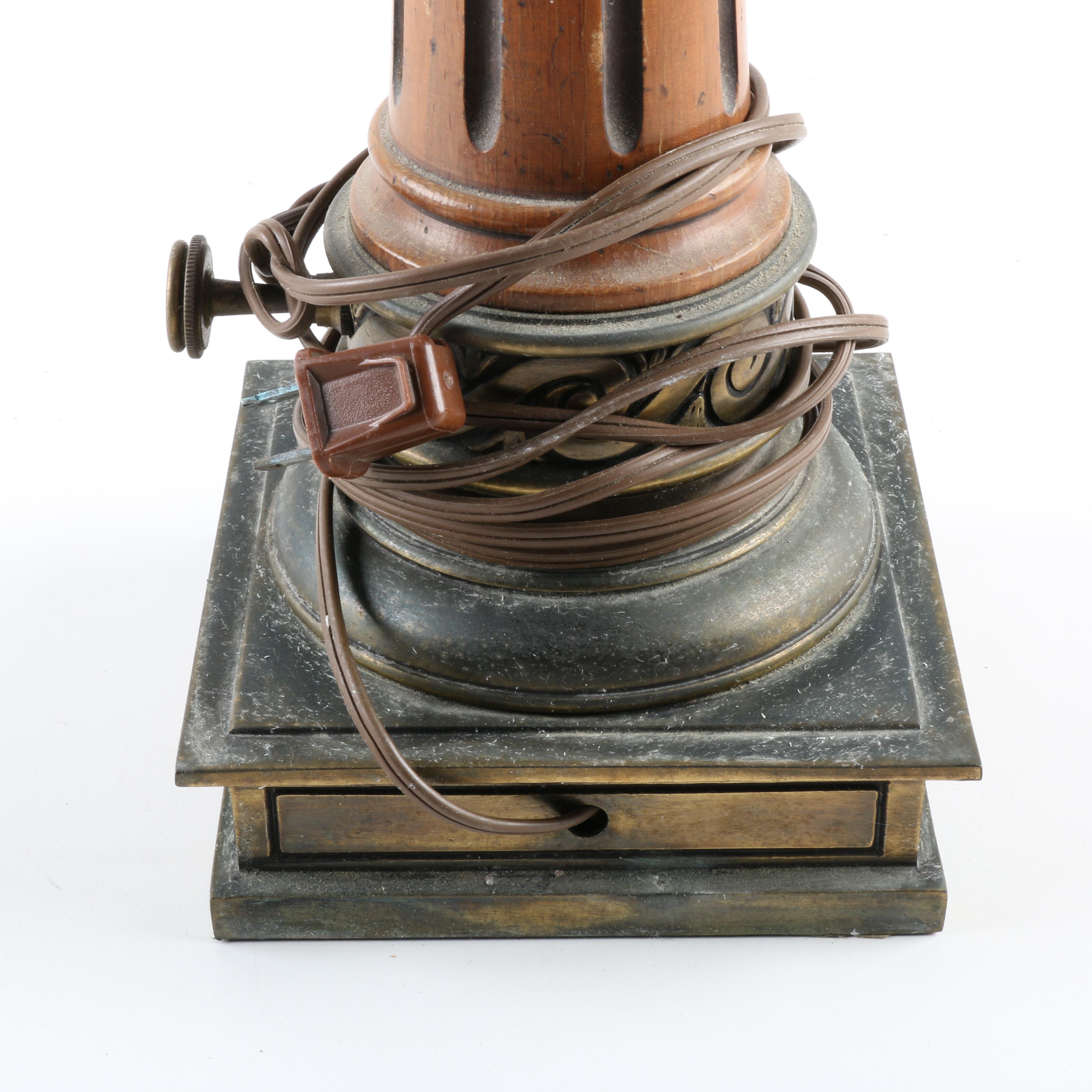 Converted Table Lamp