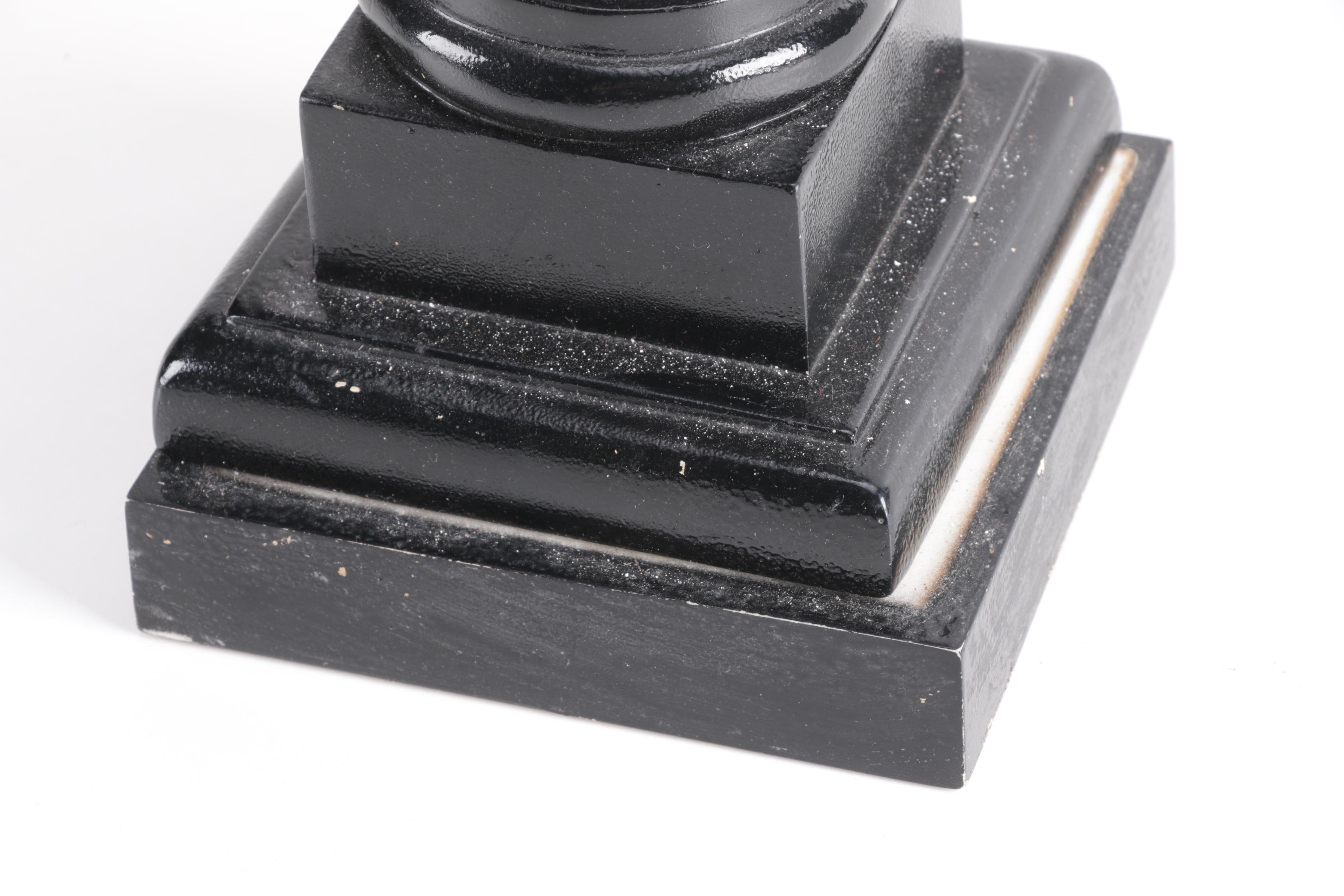 Wooden Lamp Spiral Turned Lamp