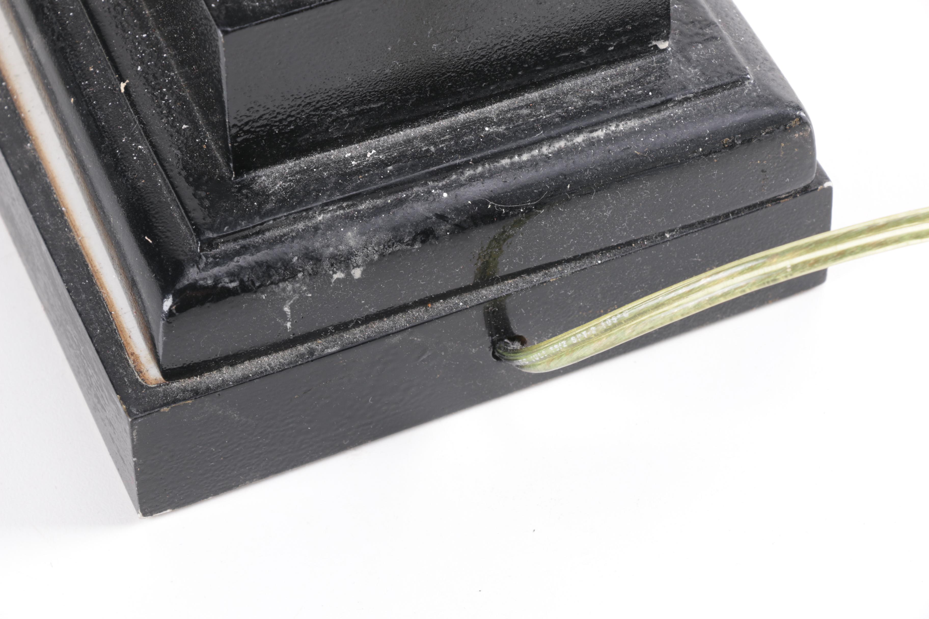 Wooden Lamp Spiral Turned Lamp