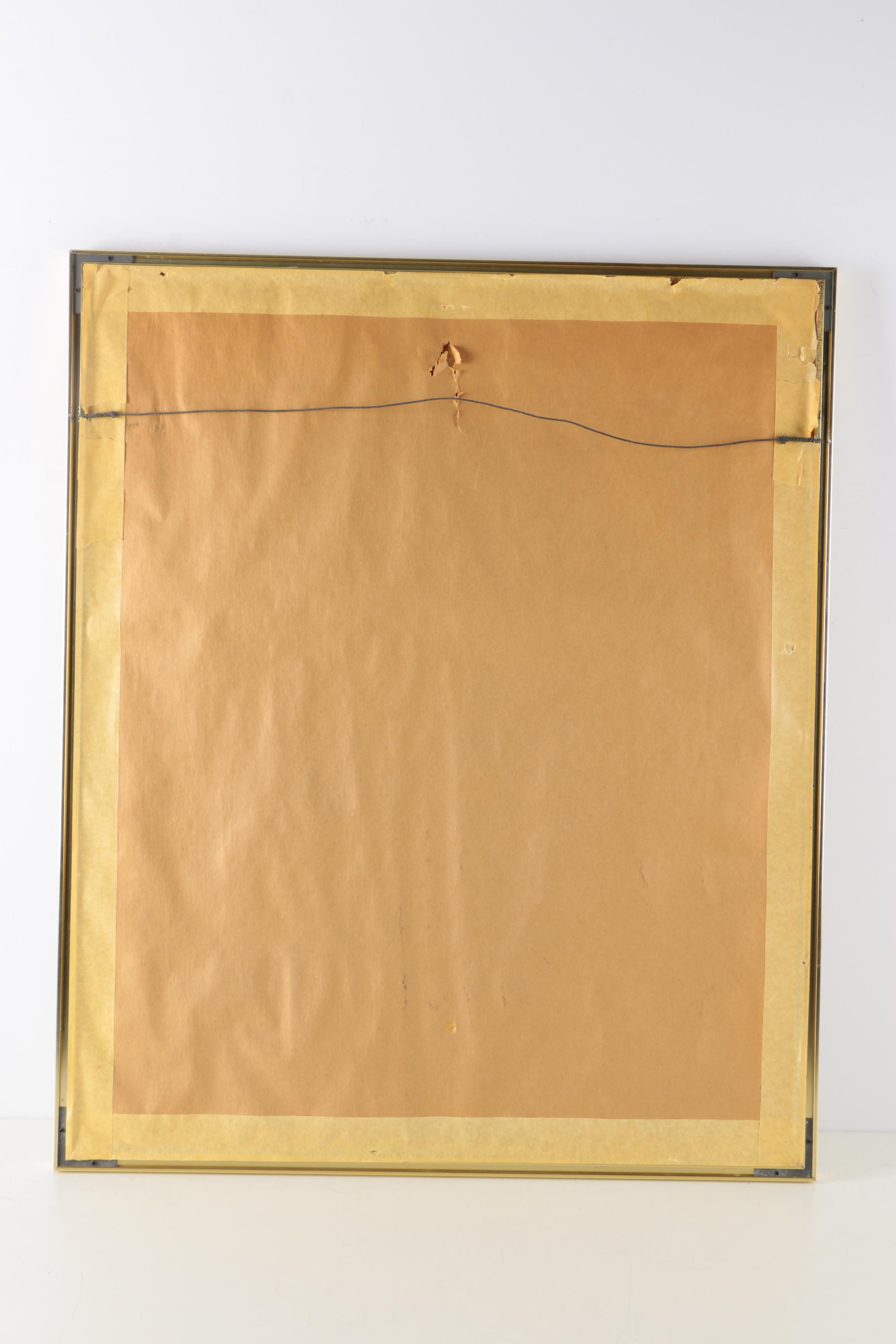 N. Cohen Still Life Oil Painting on Paper