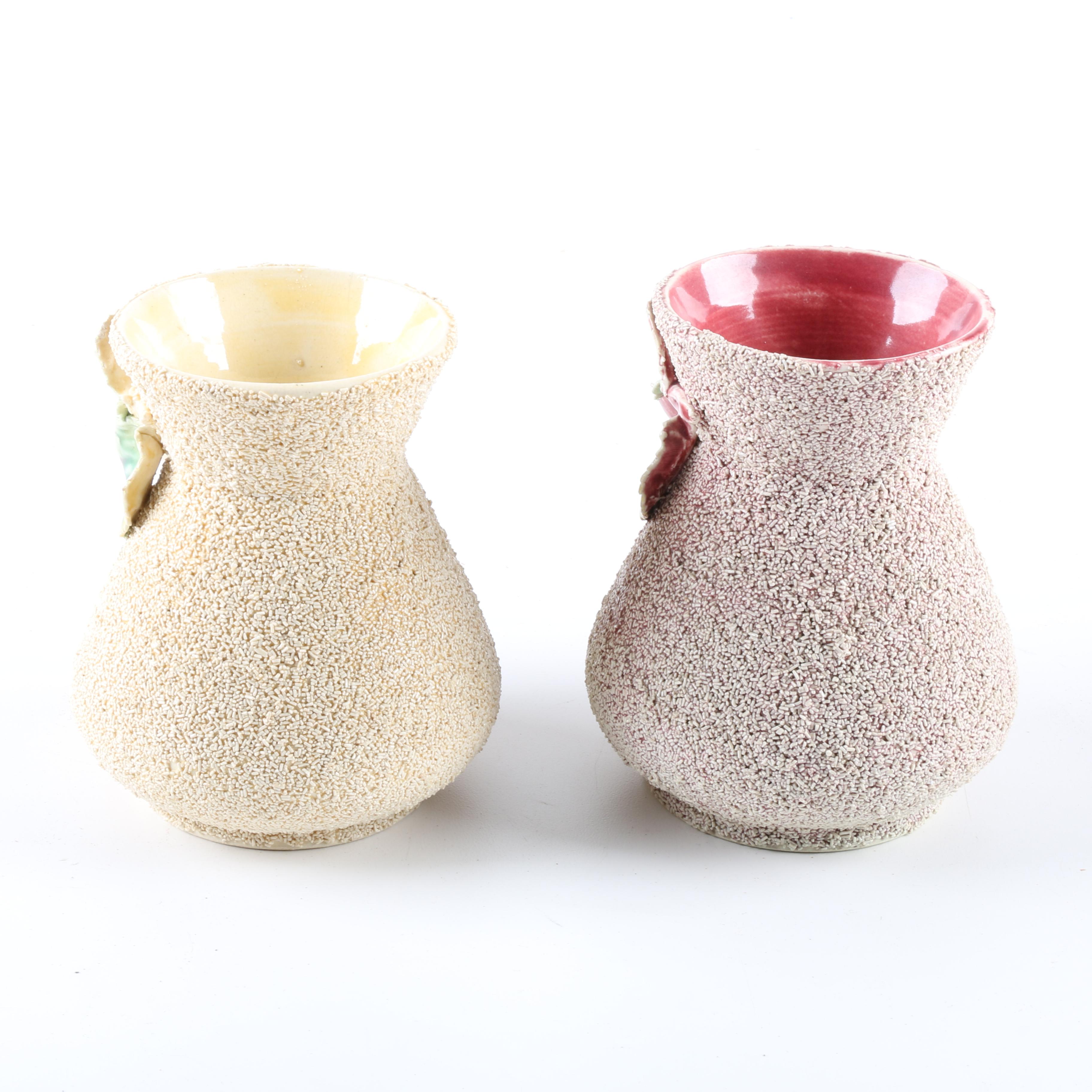 Samuel Lear Earthenware Vases