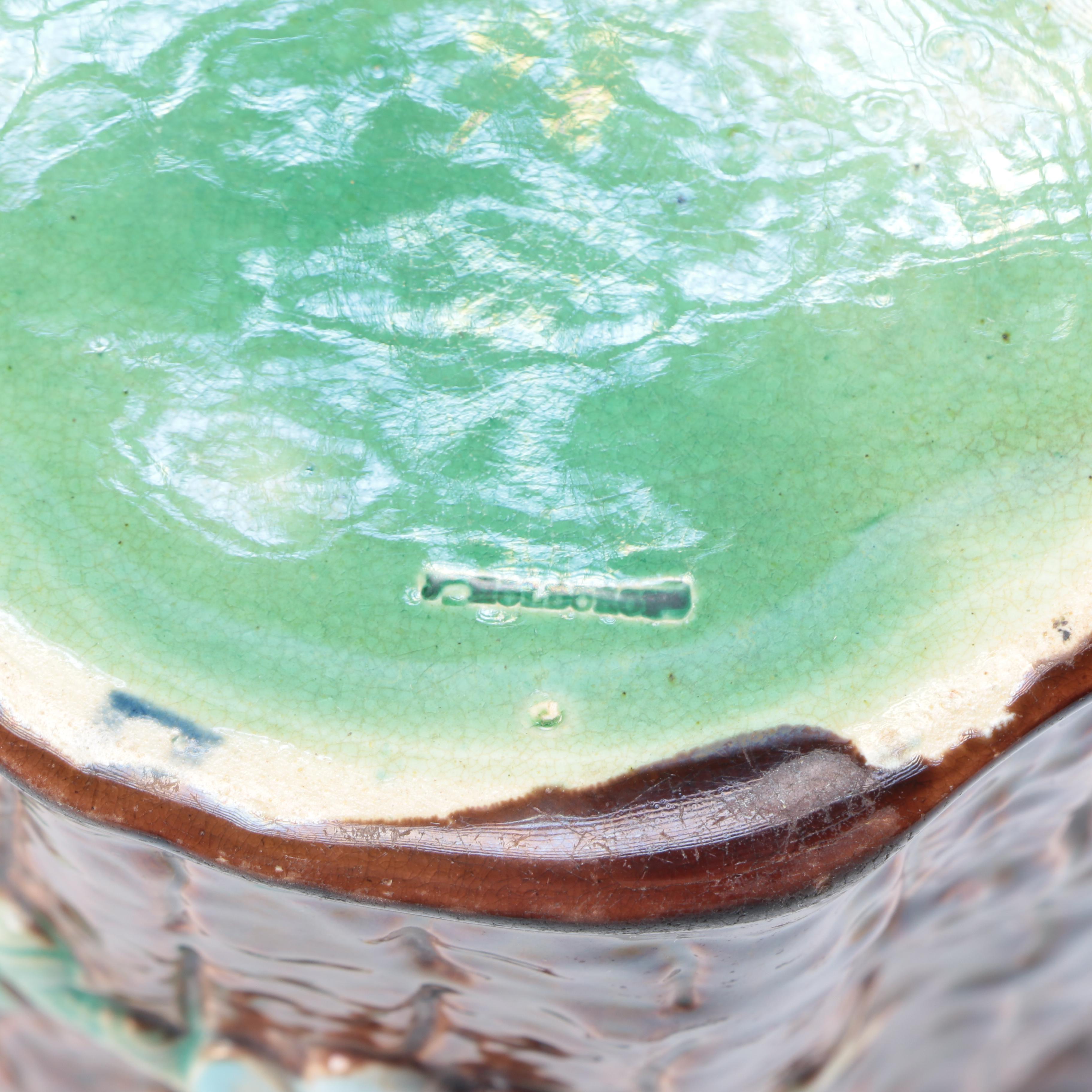 Majolica Holdcroft "Dogwood" Pitcher