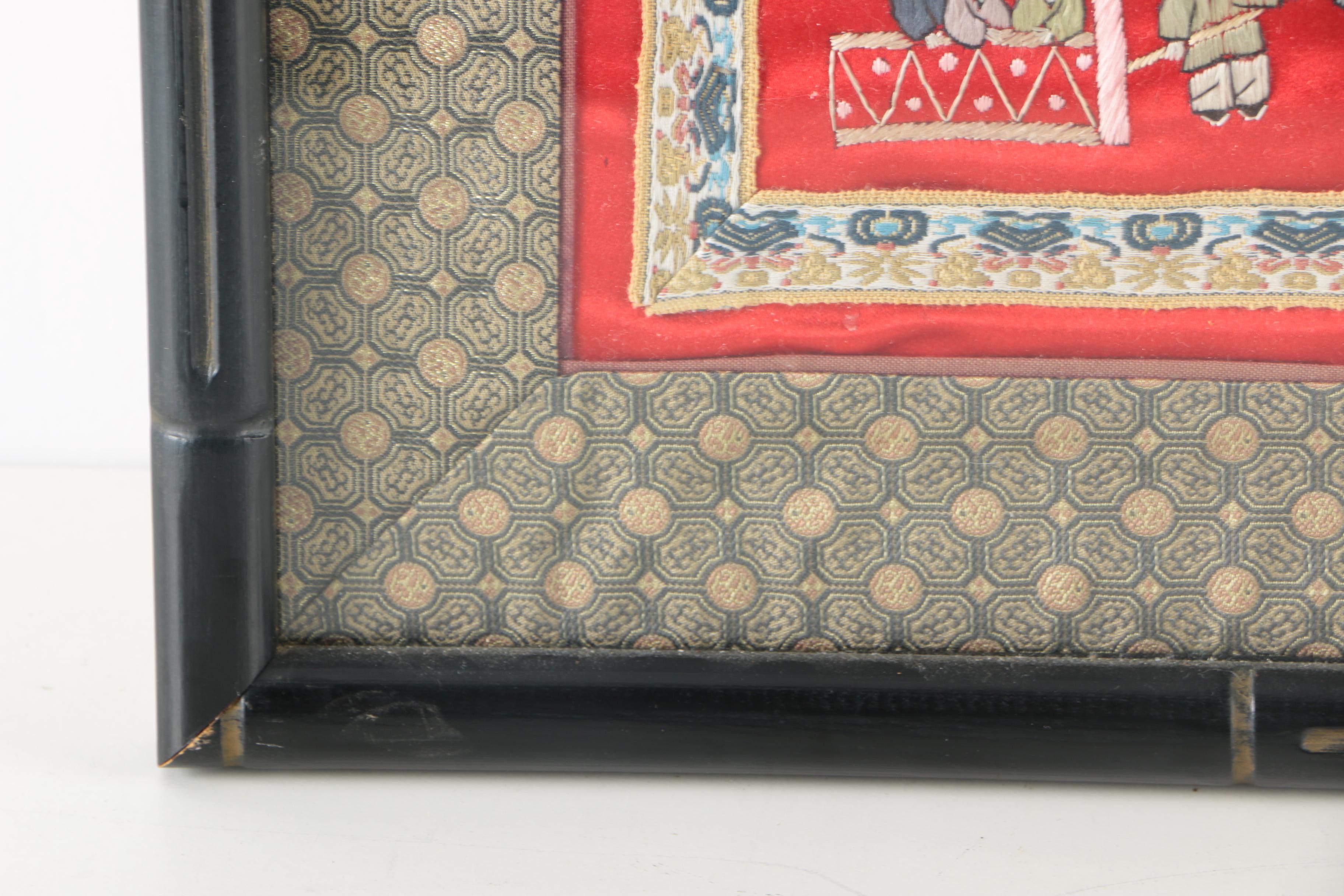 Chinese "Hundred Boys" Embroidery on Silk