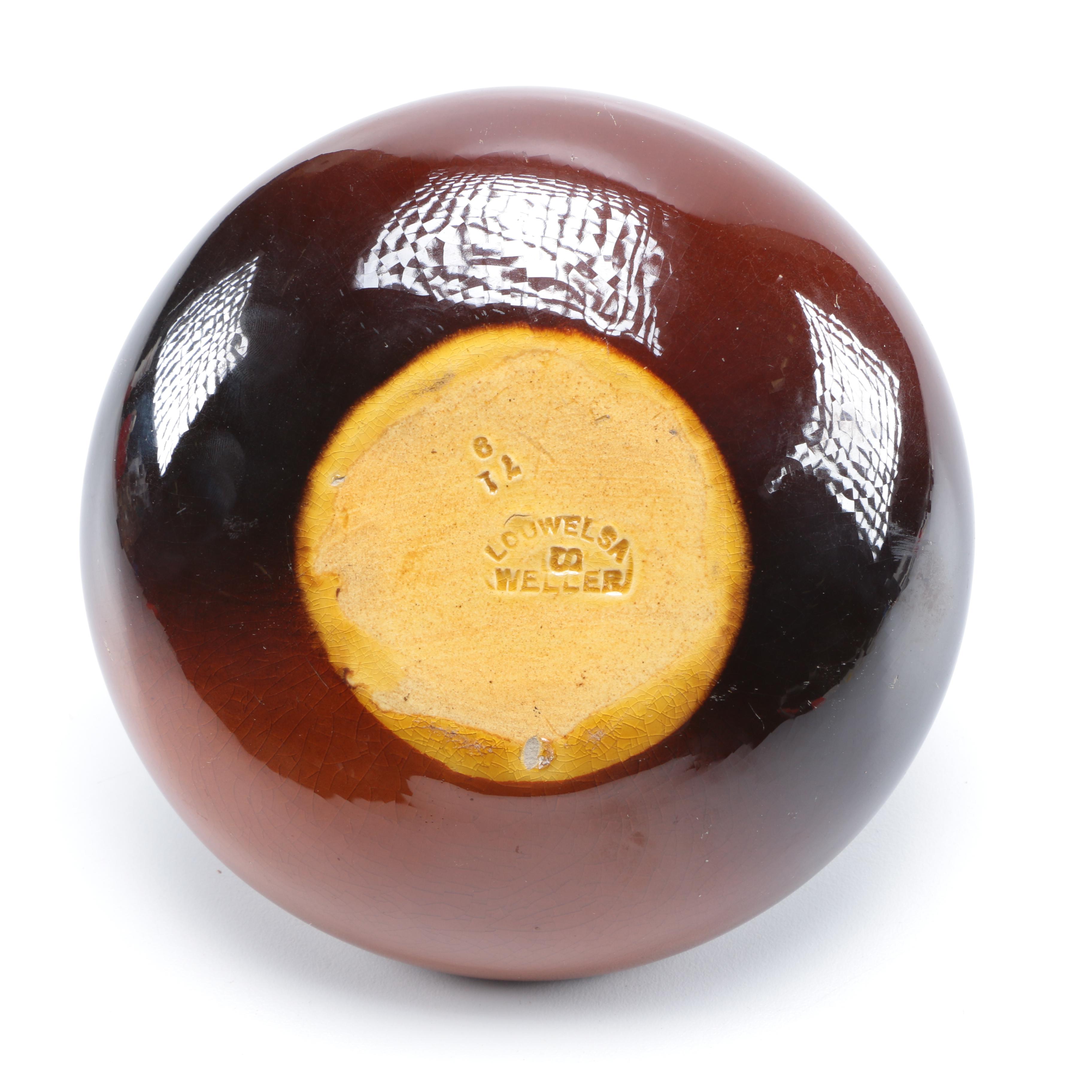 Vintage Weller Pottery "Louwelsa" Bud Vase