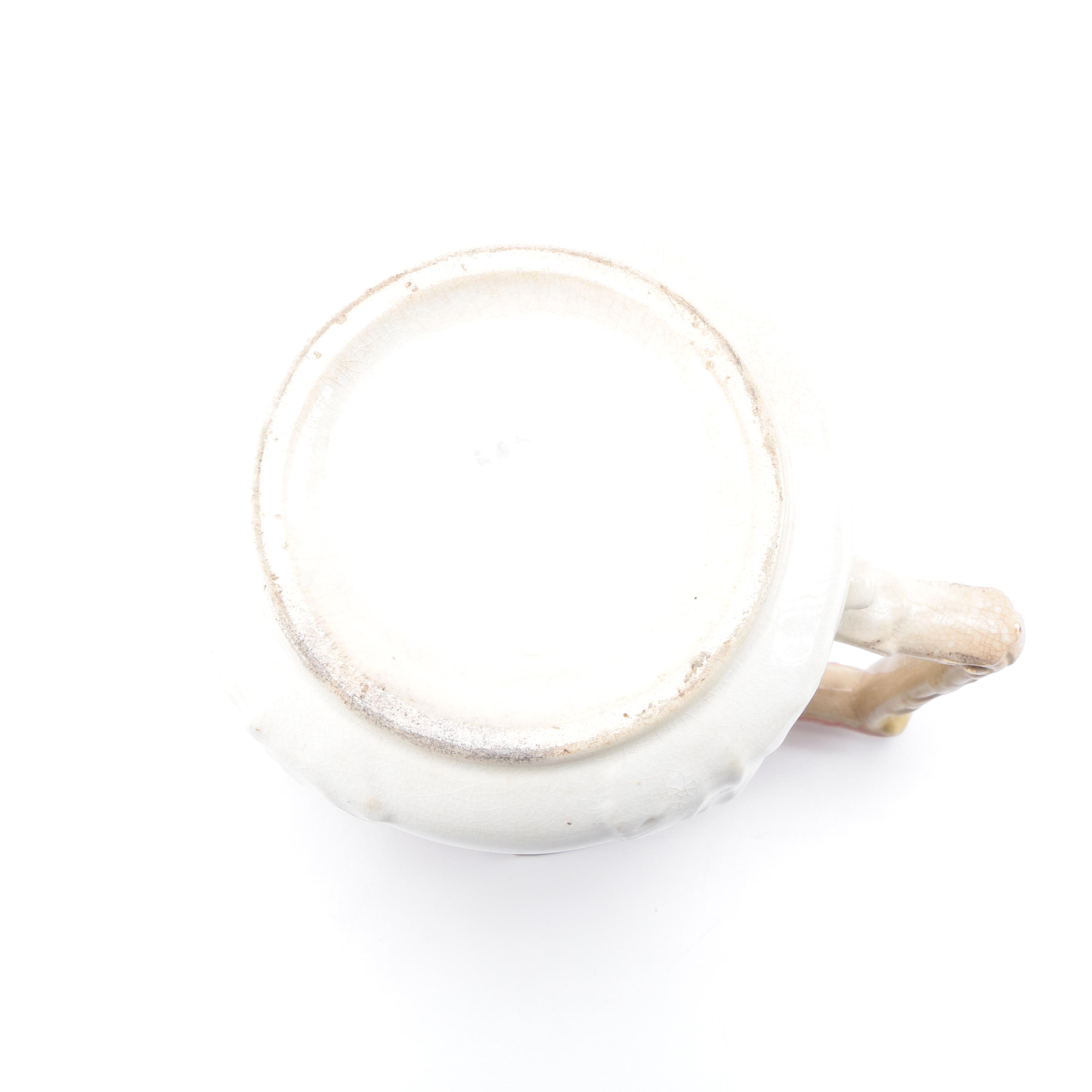 Antique Burroughs and Mountford Ceramic Chocolate Pot