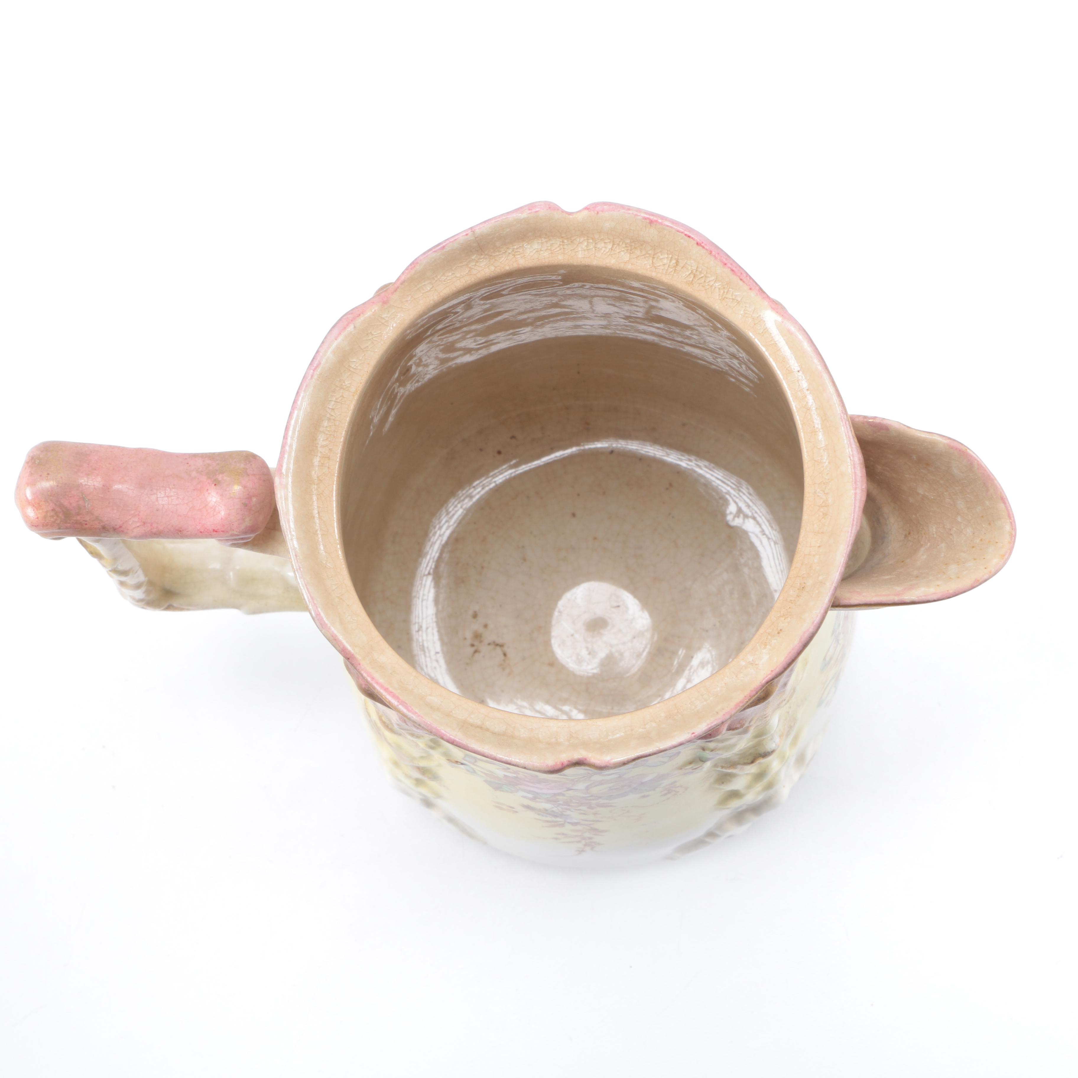 Antique Burroughs and Mountford Ceramic Chocolate Pot