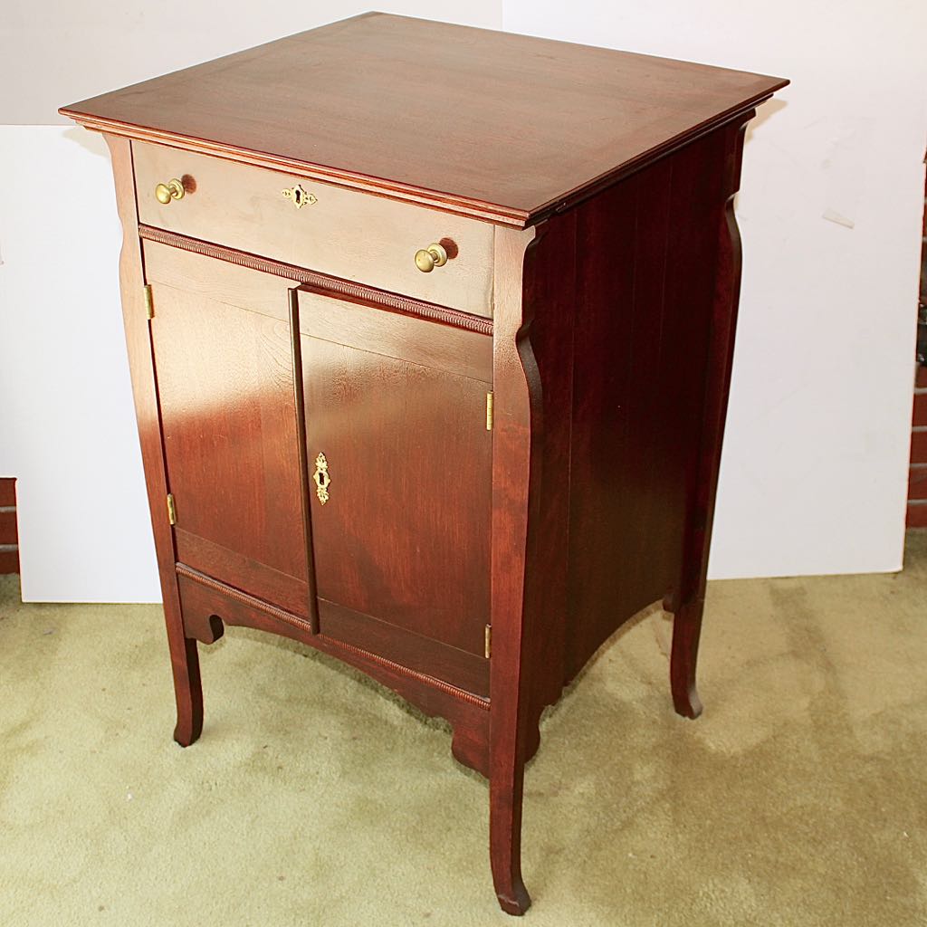 Vintage Record Storage Cabinet