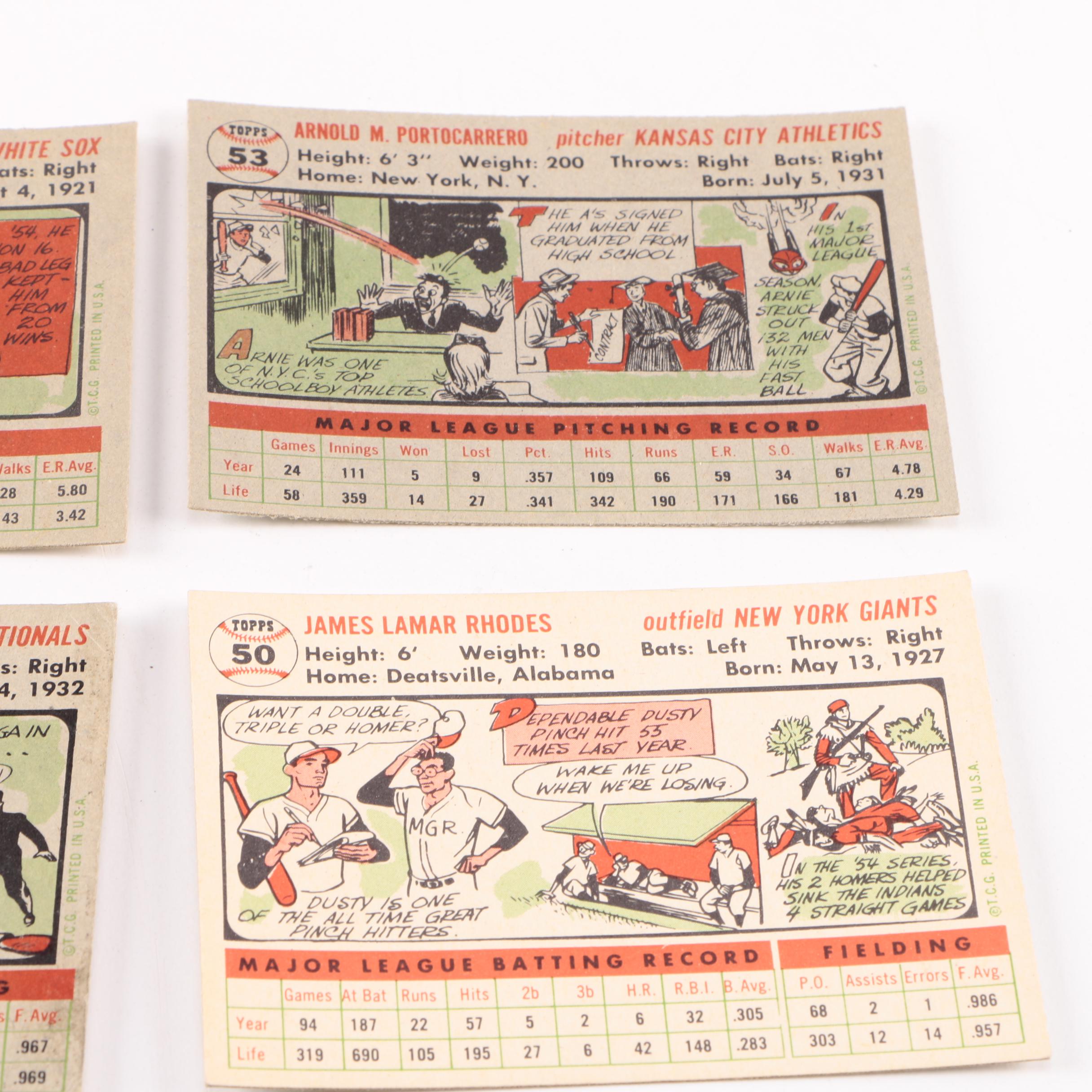 Collection of 1956 Topps Baseball Cards