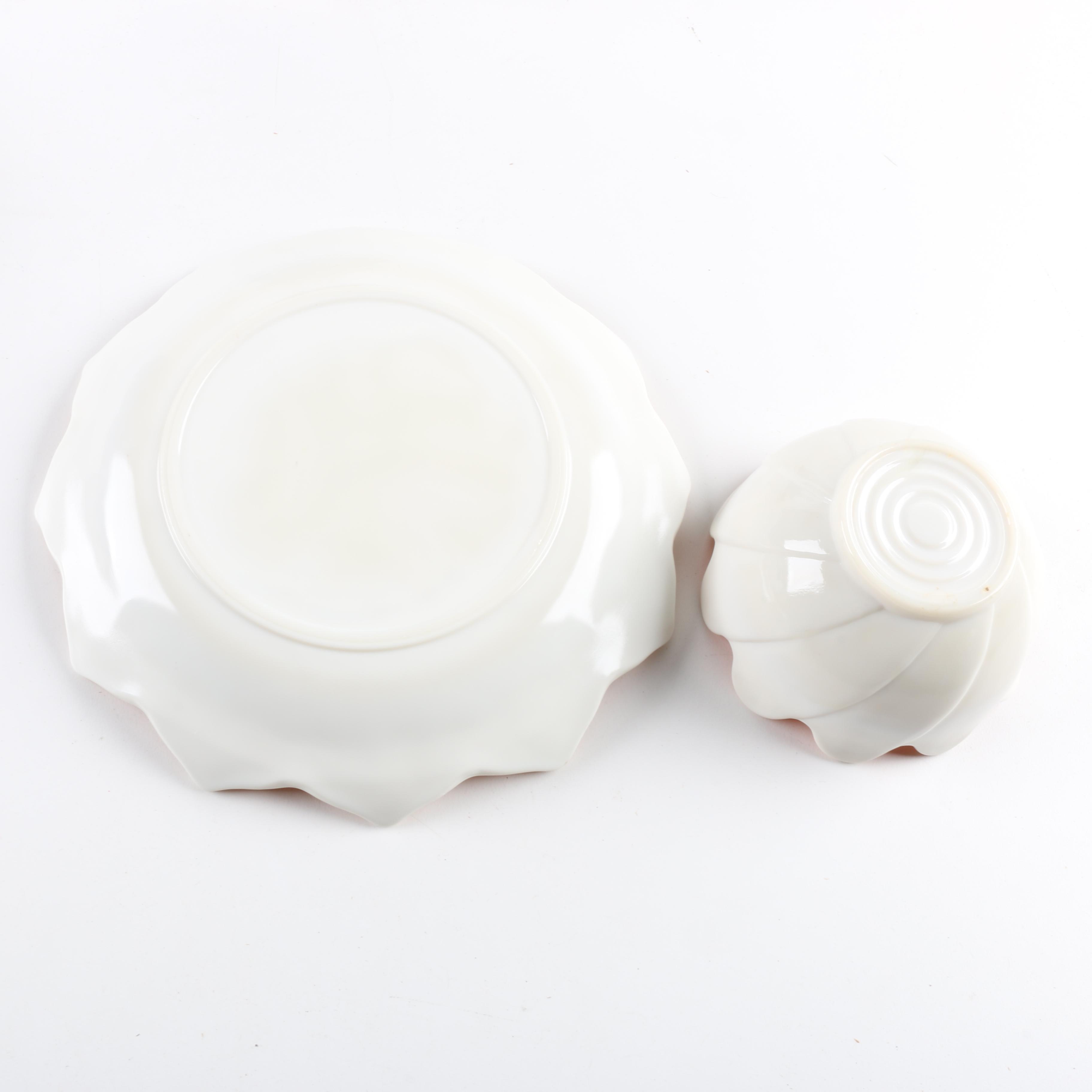 Vintage Multi Colored Flower Shaped Bowls and Saucers