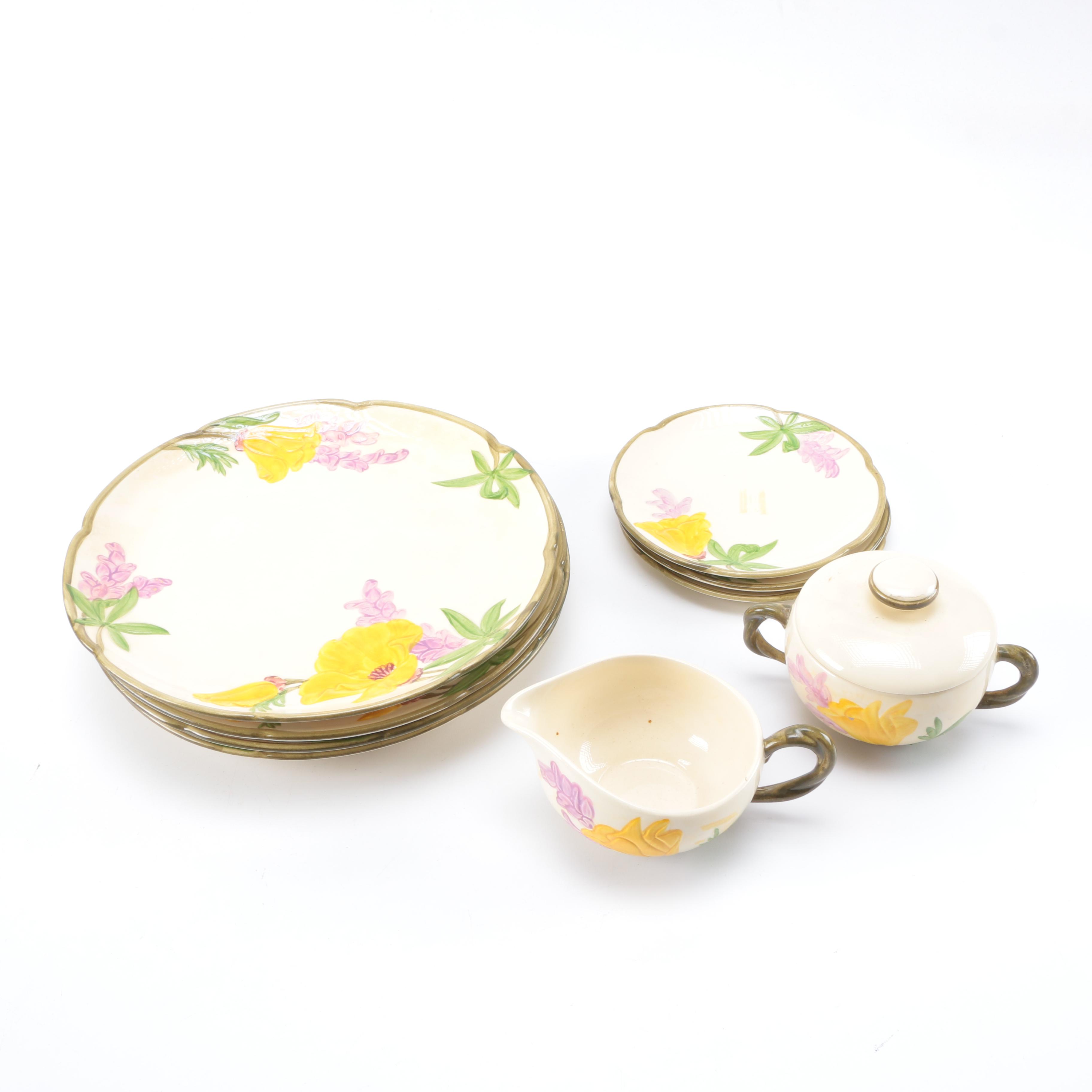 Franciscan Earthenware "Poppy" Dishes