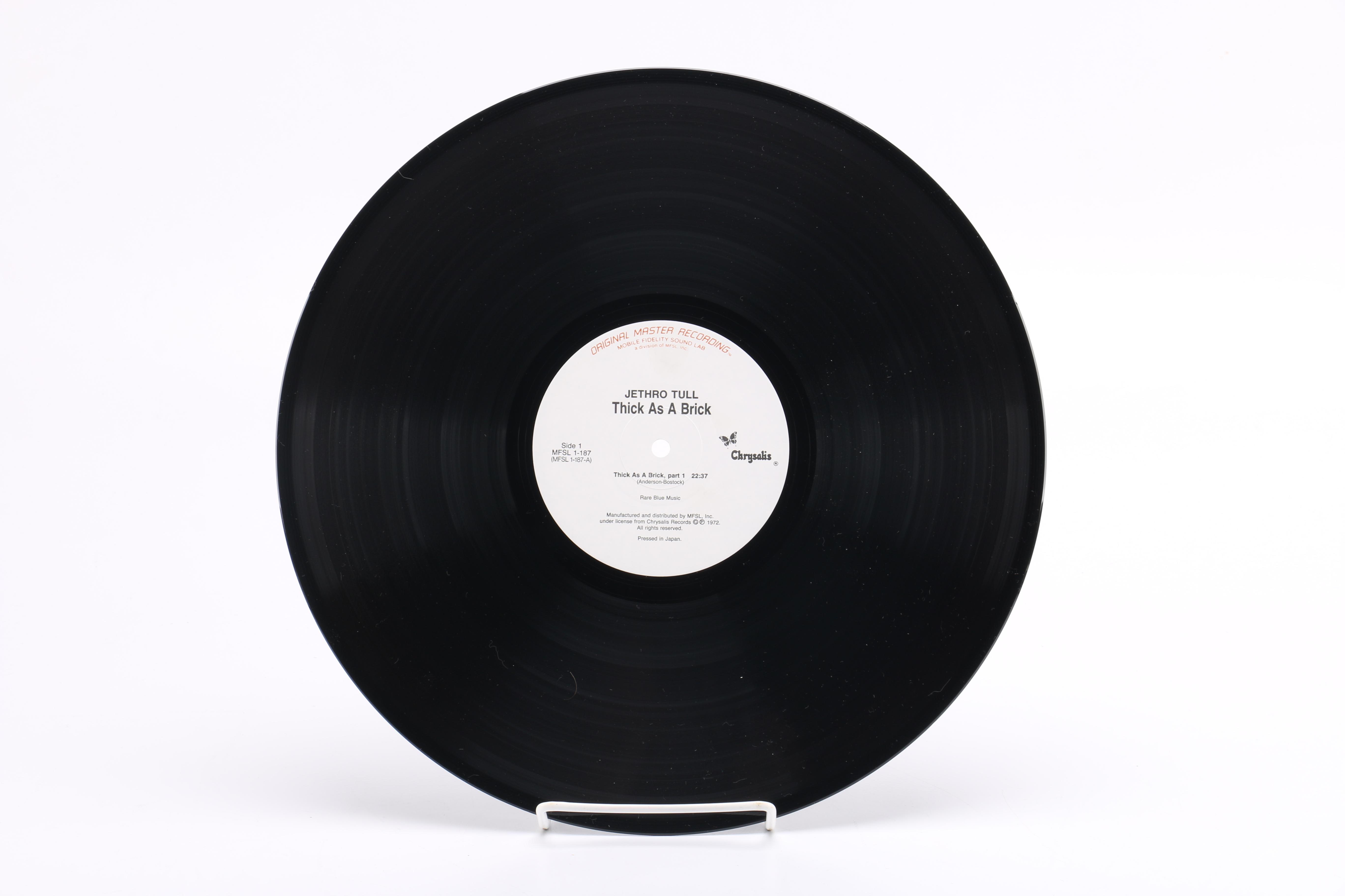Limited Edition Mobile Fidelity Sound Lab Pressing of Jethro Tull's "Thick as A Brick"
