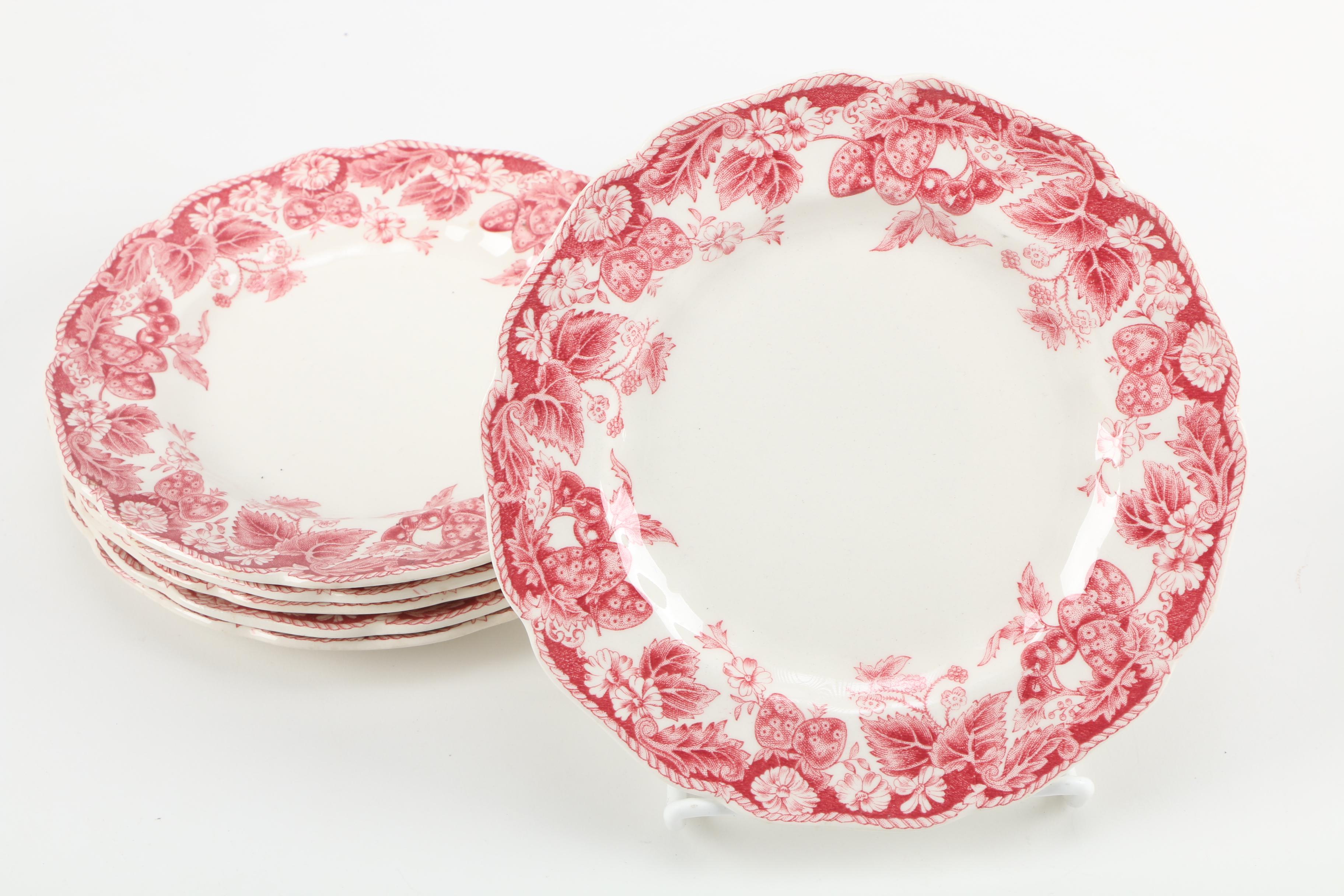 Johnson Brothers "Strawberry Fair" Ironstone Tableware