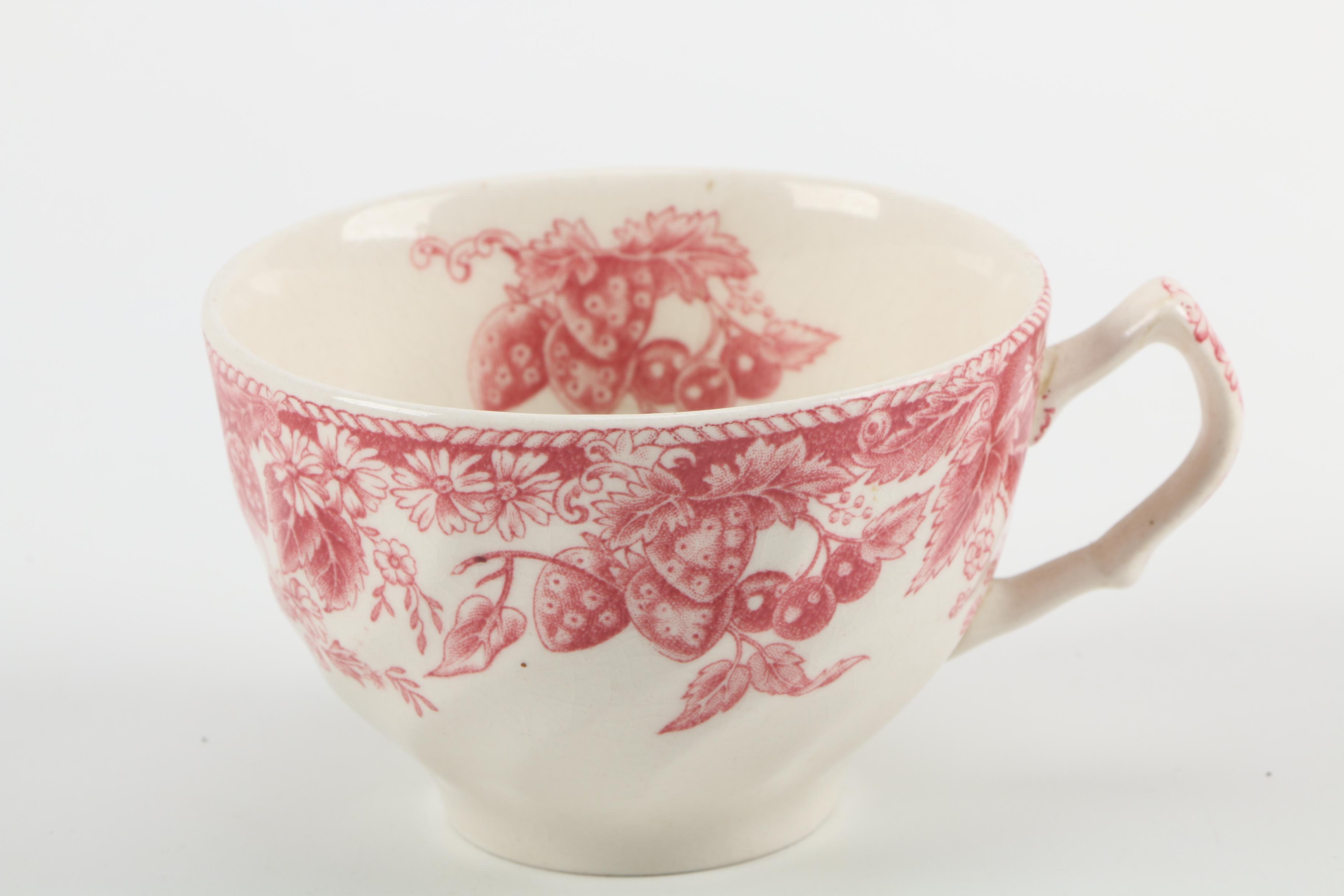 Johnson Brothers "Strawberry Fair" Ironstone Tableware